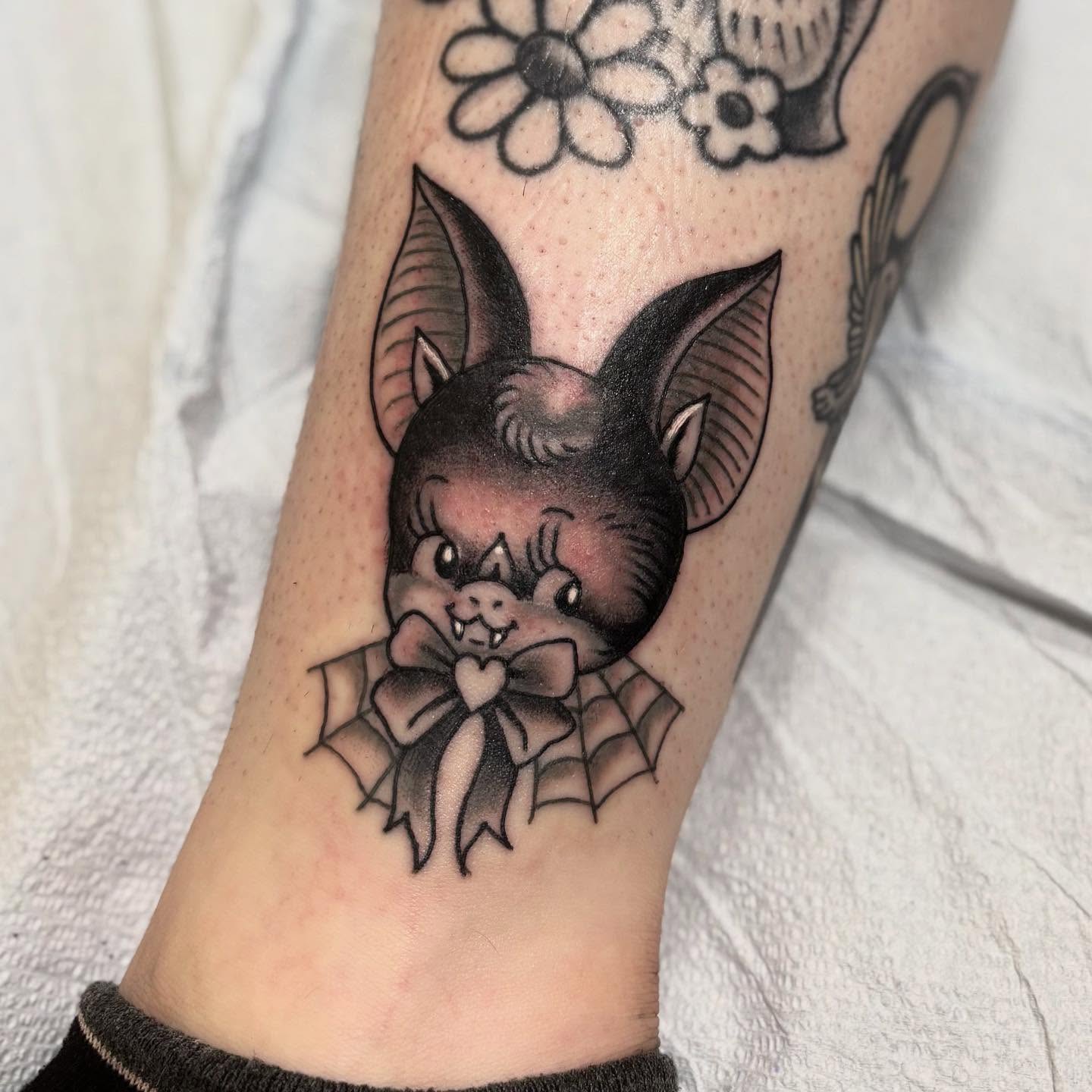 Tattoo by @rachel.cool — black_and_grey