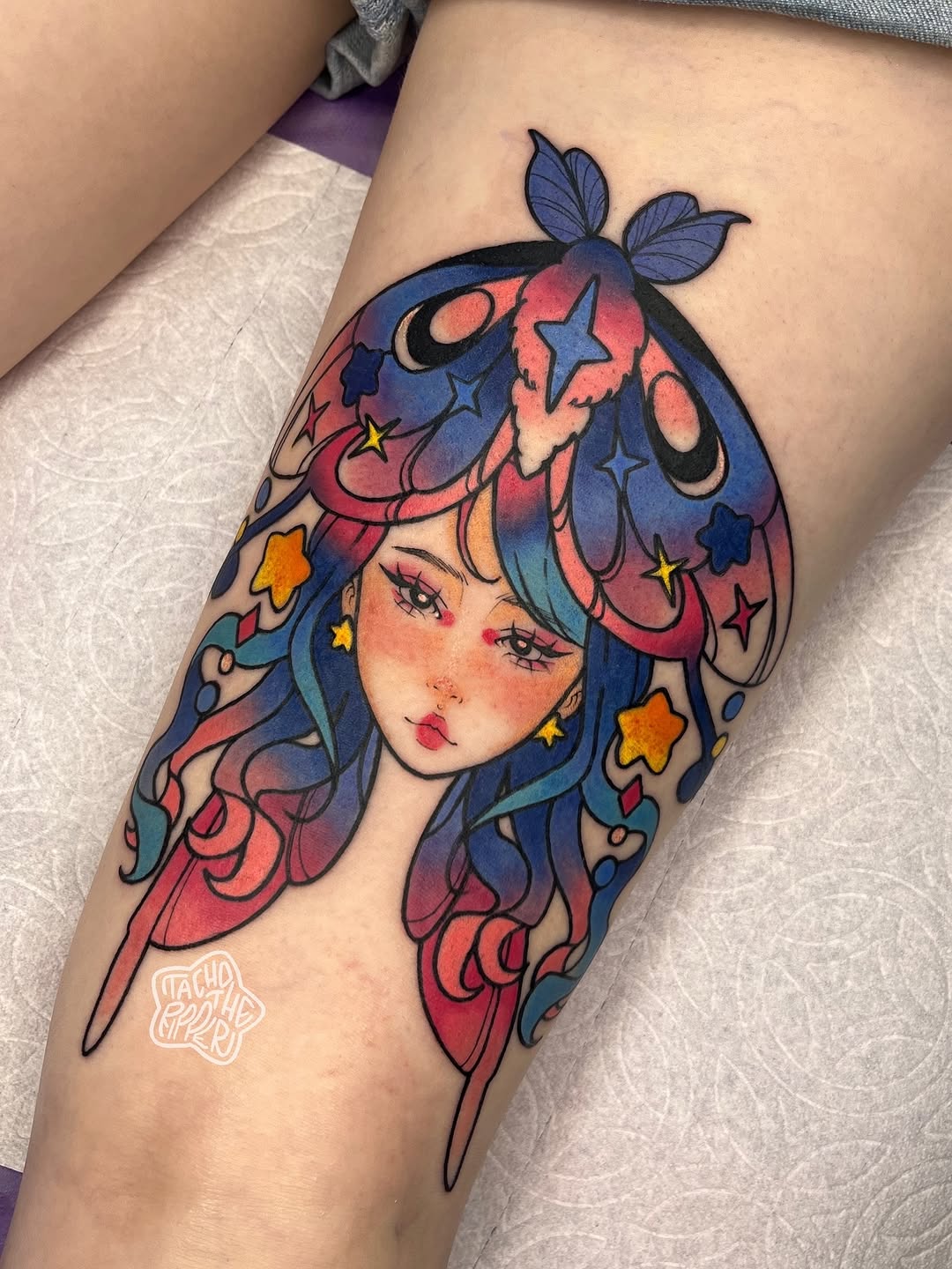 Tattoo by @tachotheripper — new_school, anime