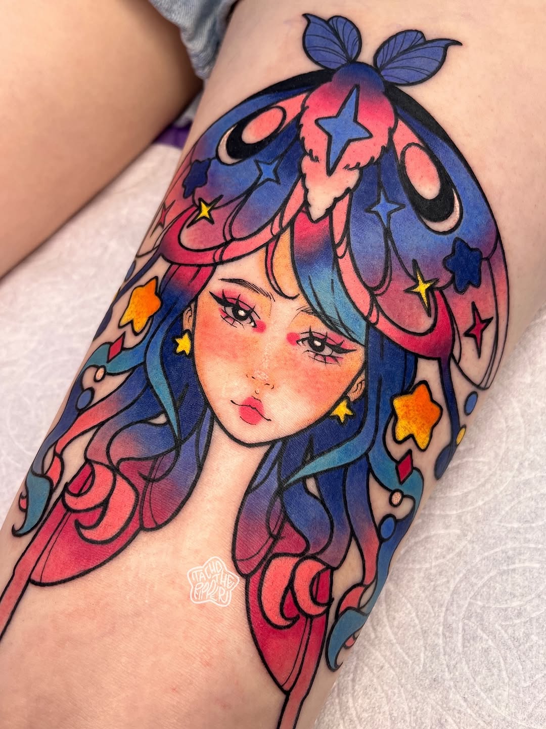 Tattoo by @tachotheripper — new_school, anime