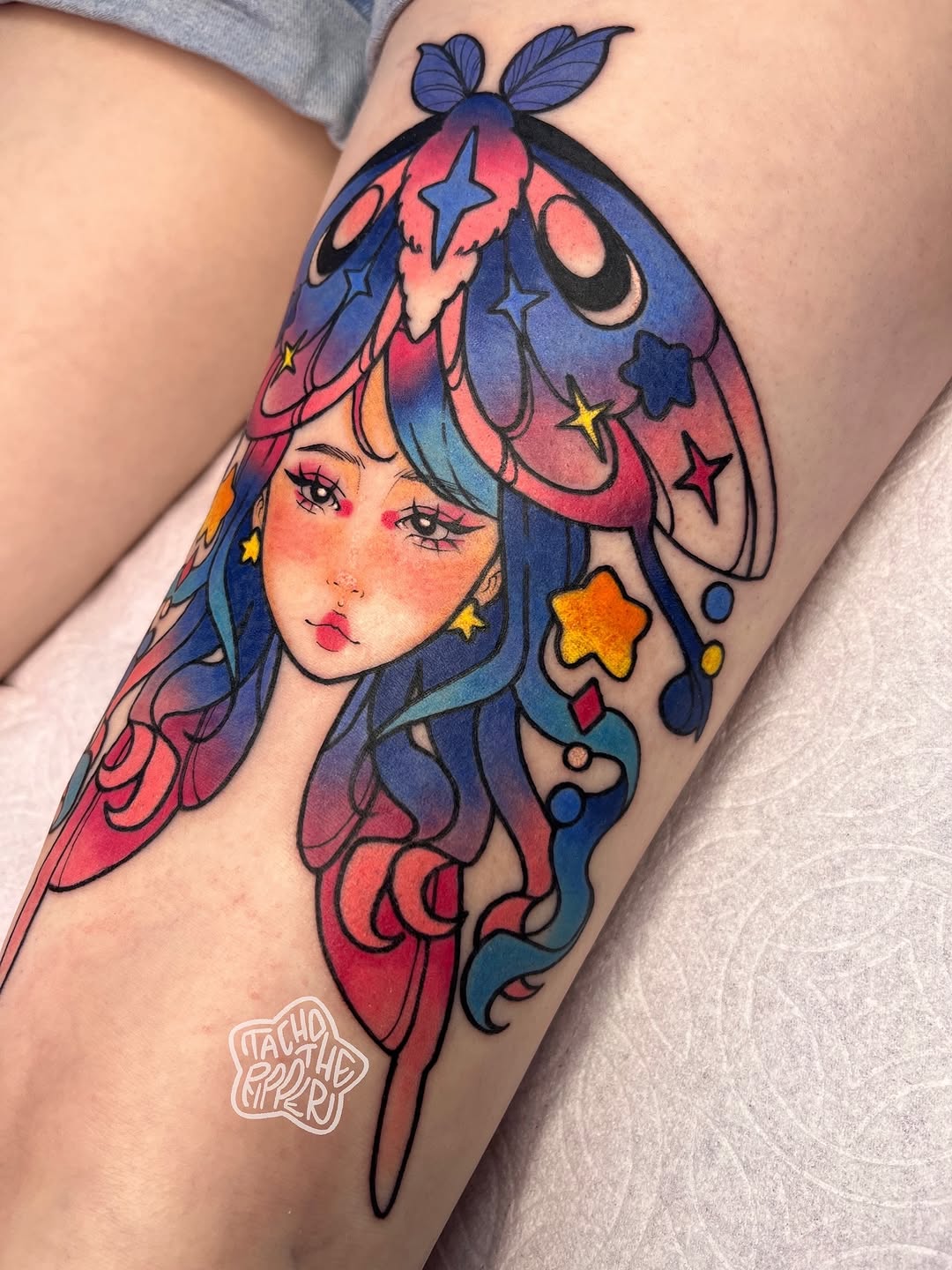 Tattoo by @tachotheripper — new_school, anime
