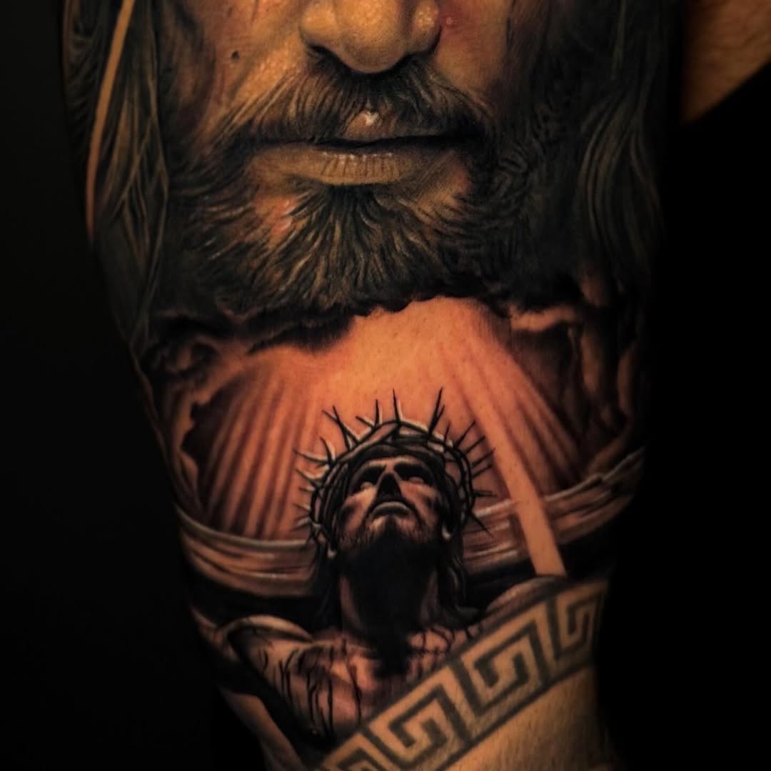 Tattoo by @jh_ink__ — realism, black_and_grey
