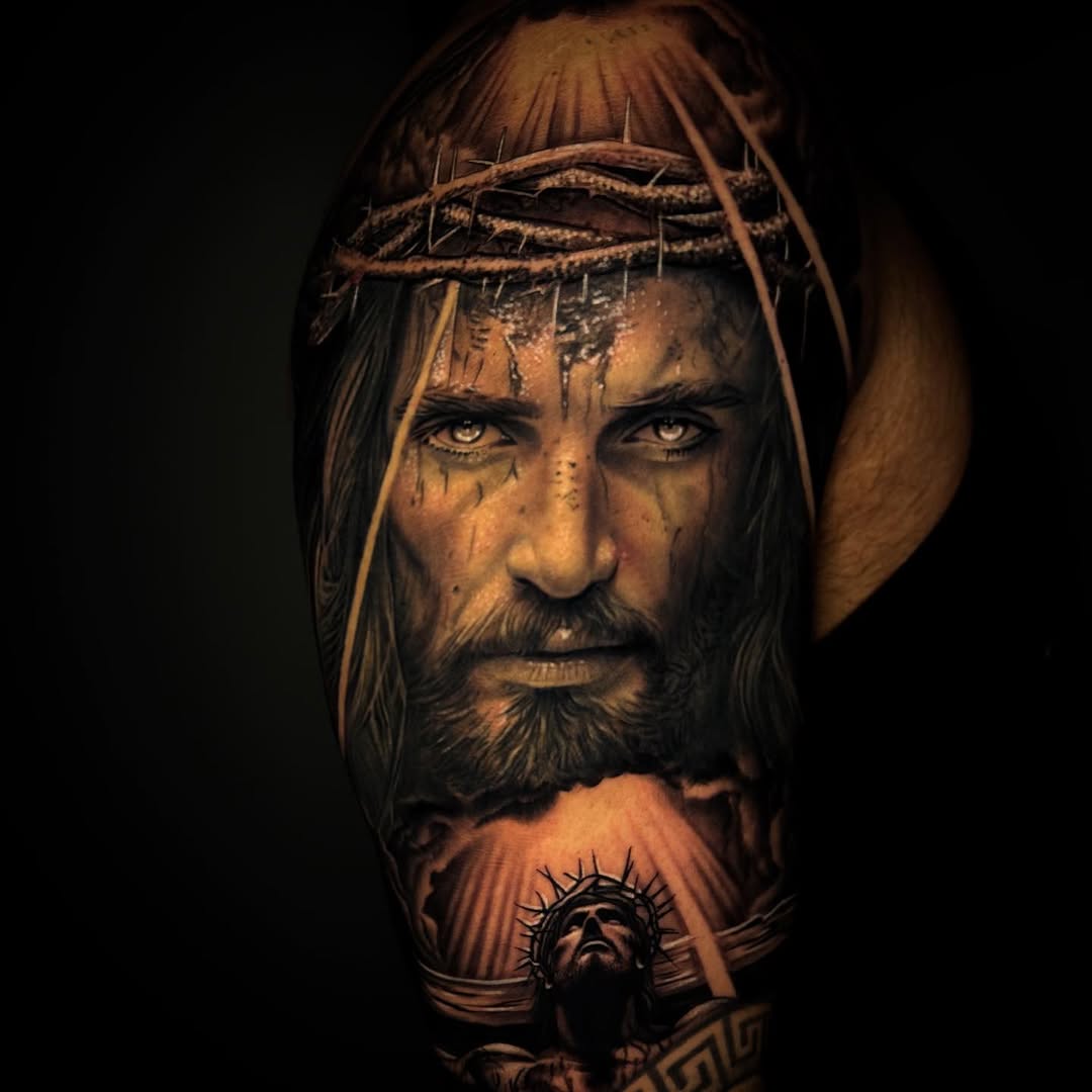 Tattoo by @jh_ink__ — realism, black_and_grey
