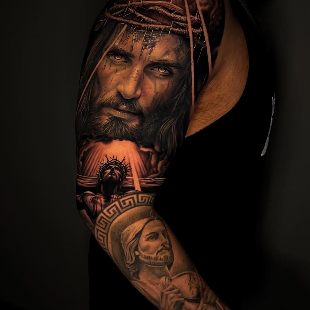 Tattoo by @jh_ink__ — realism, black_and_grey