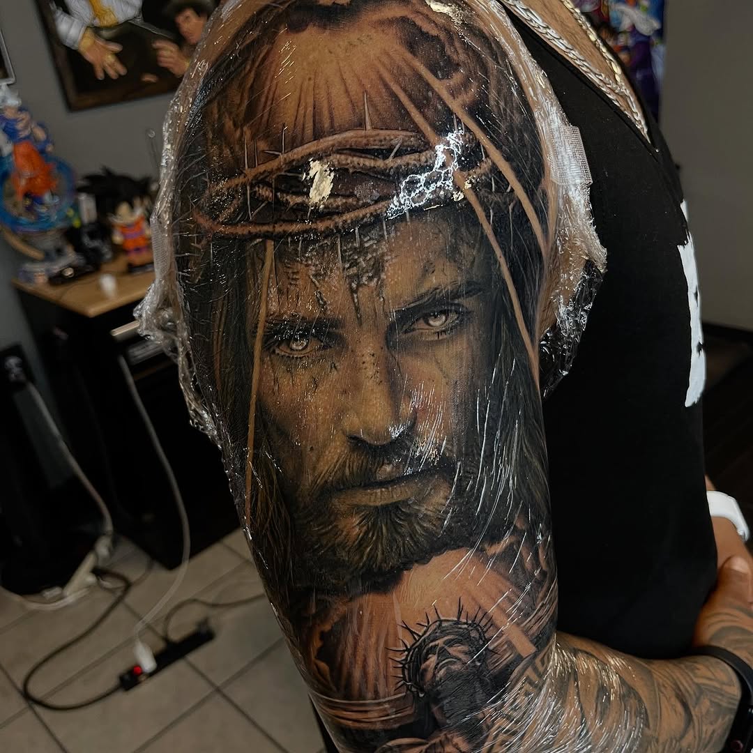 Tattoo by @jh_ink__ — realism, black_and_grey