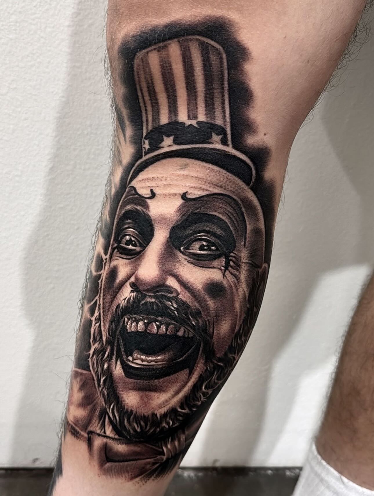 Tattoo by @eksoe_ — realism, black_and_grey