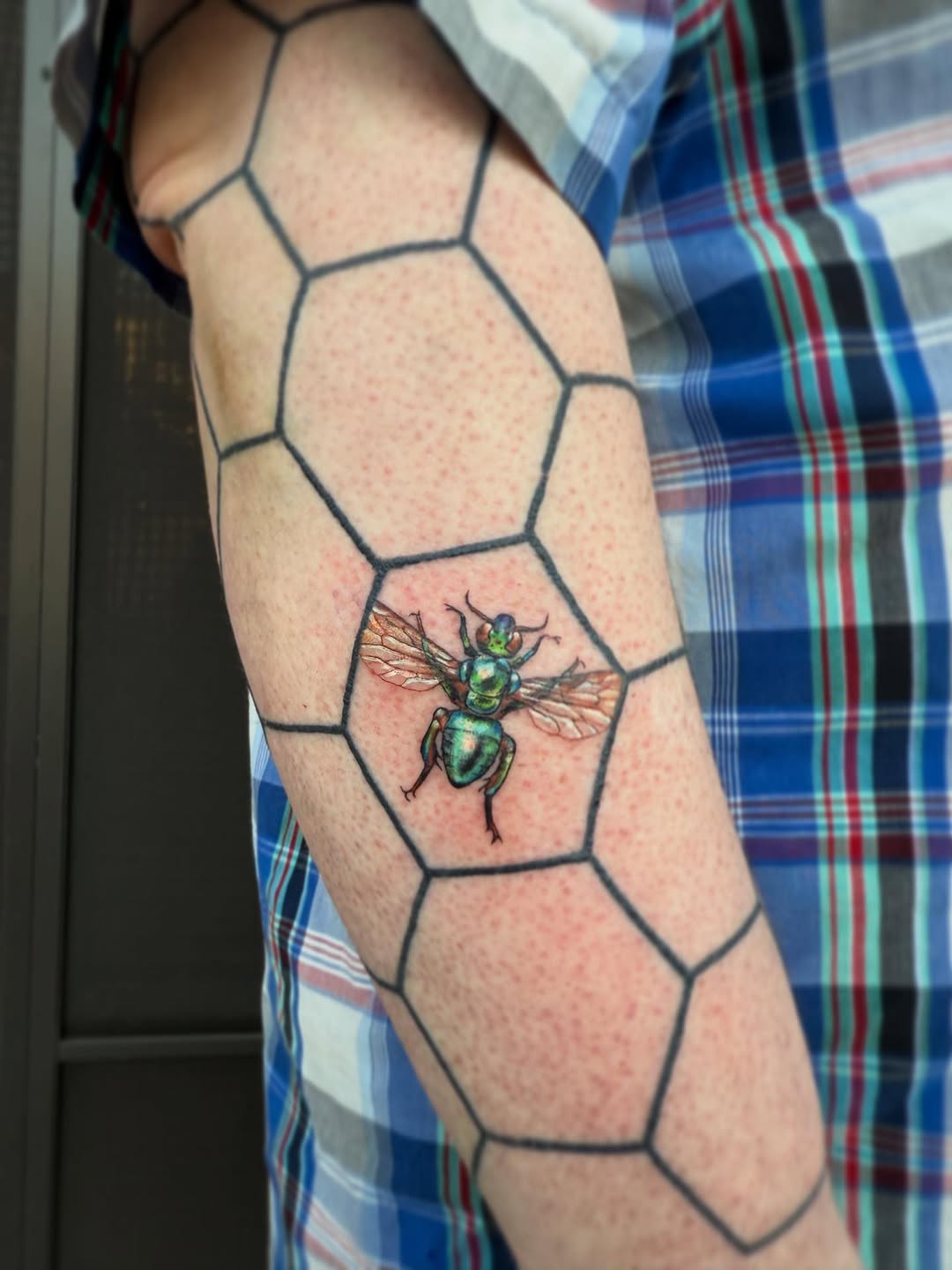 Tattoo by @ktea_and_tattoos — realism, geometric