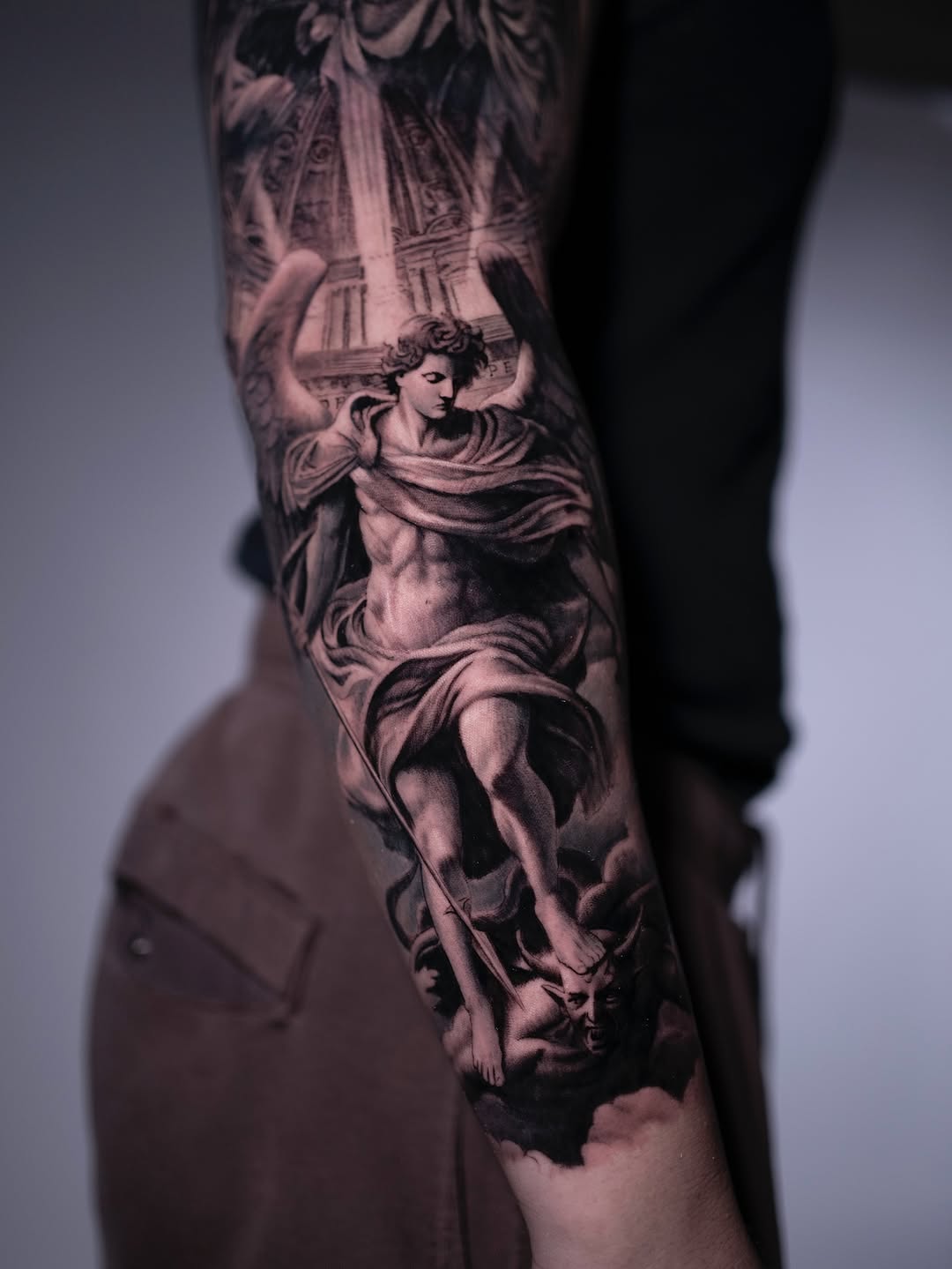 Tattoo by @andrea_fiorenza — realism, black_and_grey