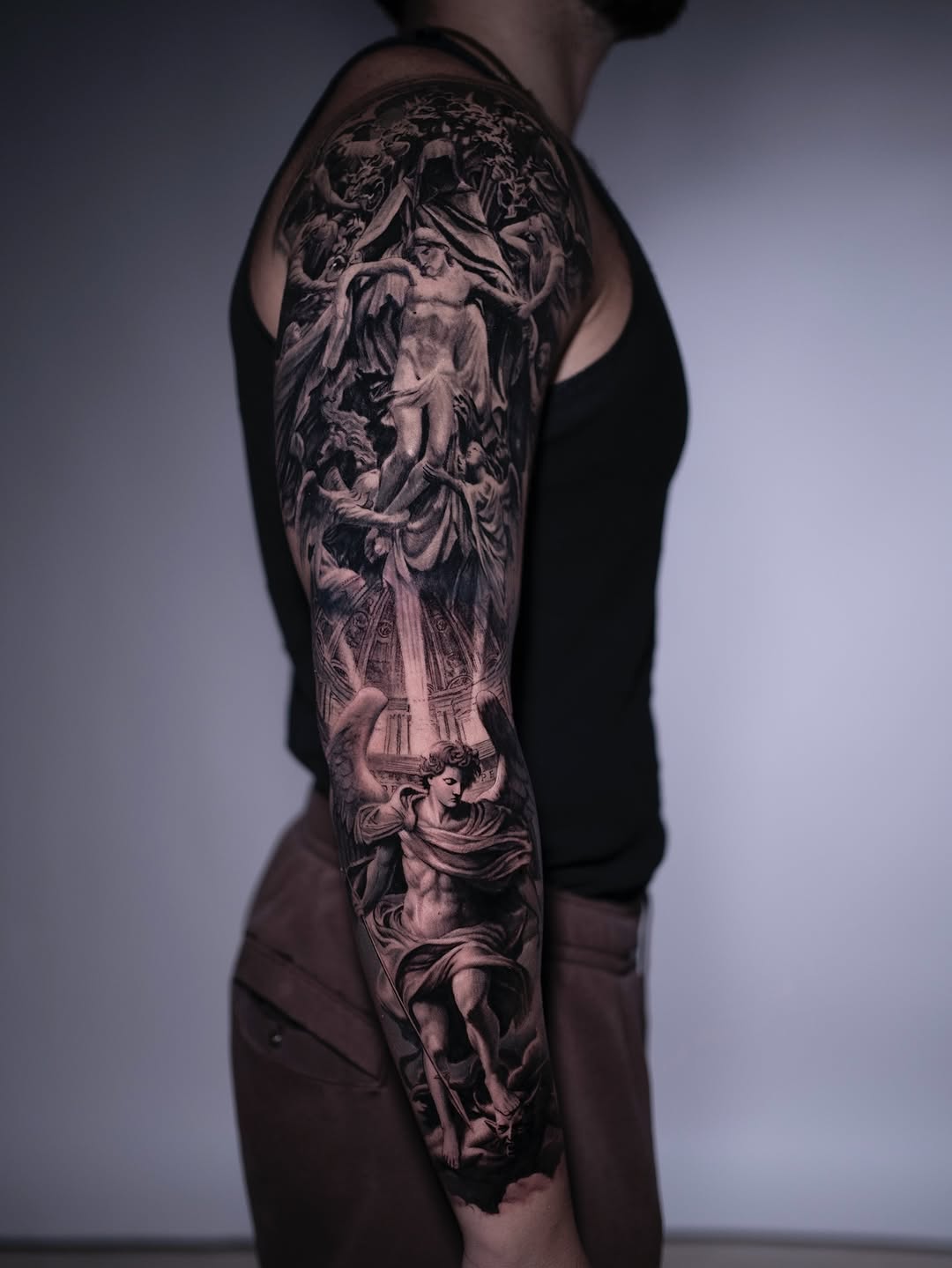 Tattoo by @andrea_fiorenza — realism, black_and_grey