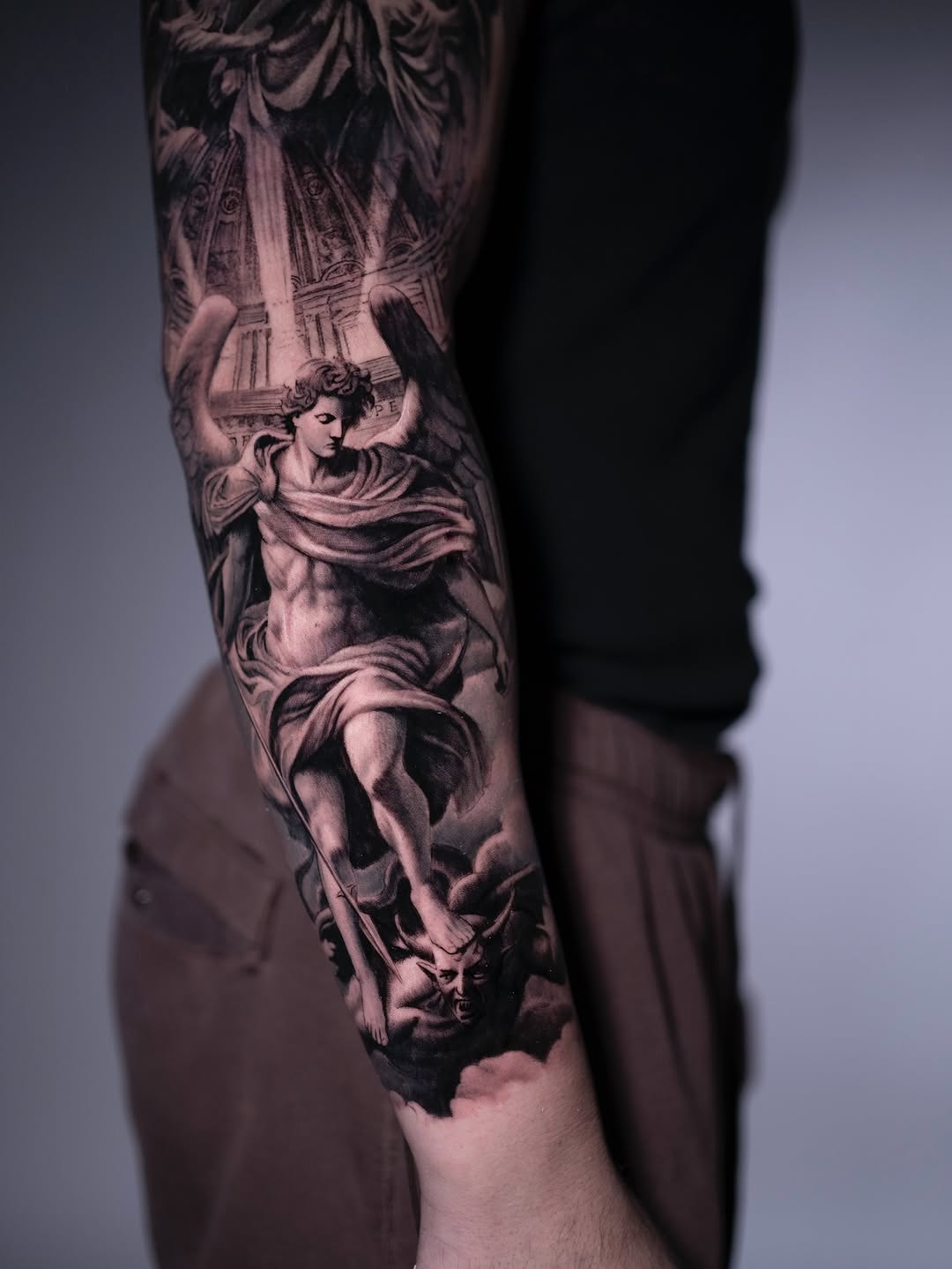 Tattoo by @andrea_fiorenza — realism, black_and_grey