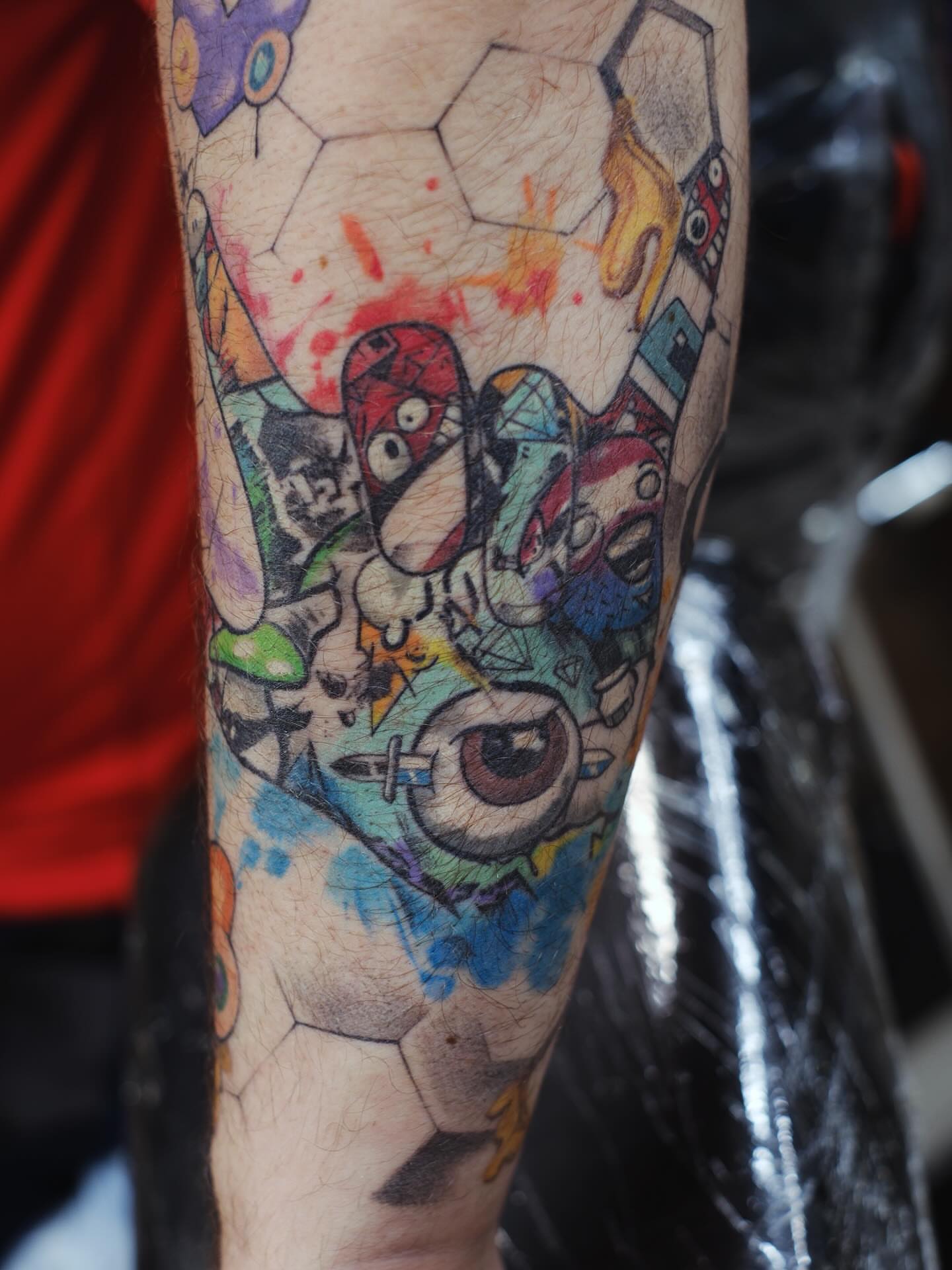 Tattoo by @billy.holistic — dotwork, new_school