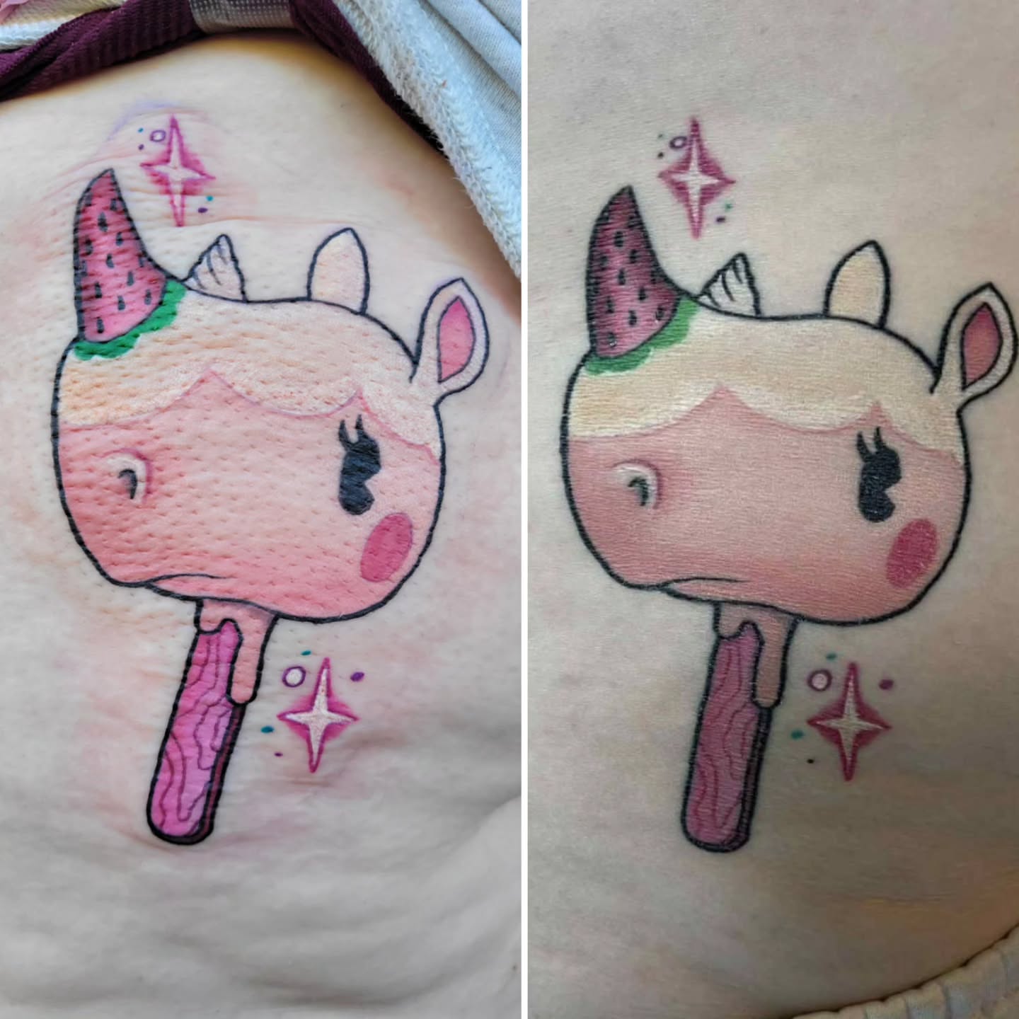 Tattoo by @jessicacz_tattoos — dotwork, watercolor