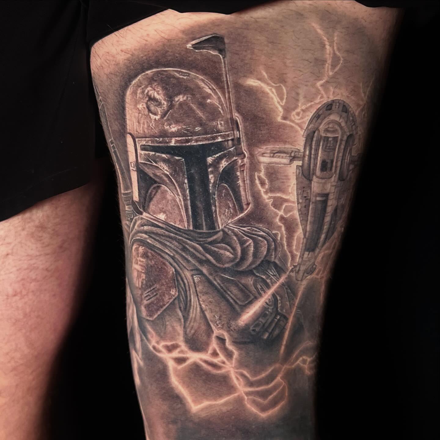 Tattoo by @jongioiatattoo — black_and_grey, realism