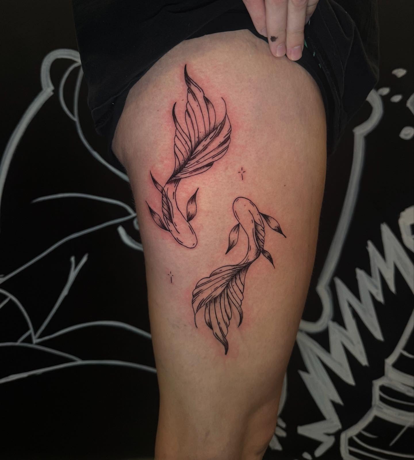 Tattoo by @antgot1nk — fine_line, black_and_grey