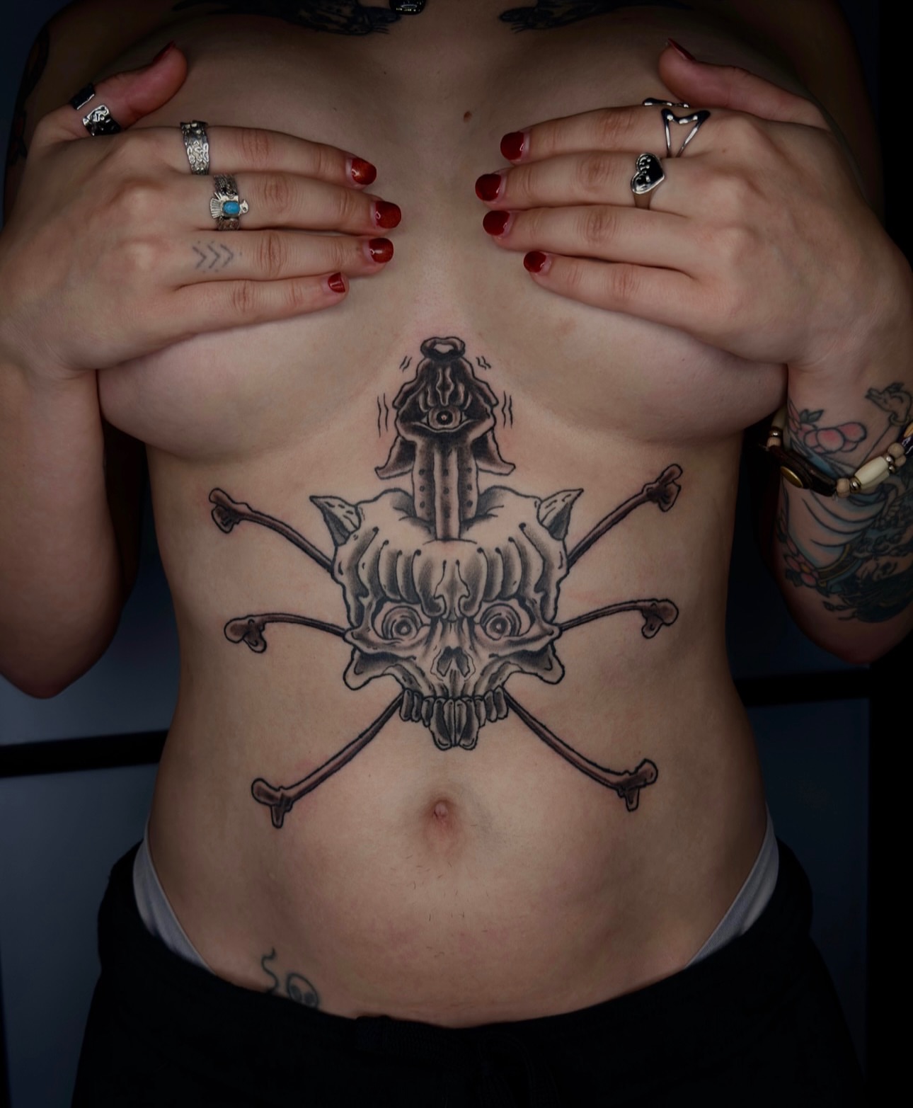 Tattoo by @picaflor.tattooer — black_and_grey