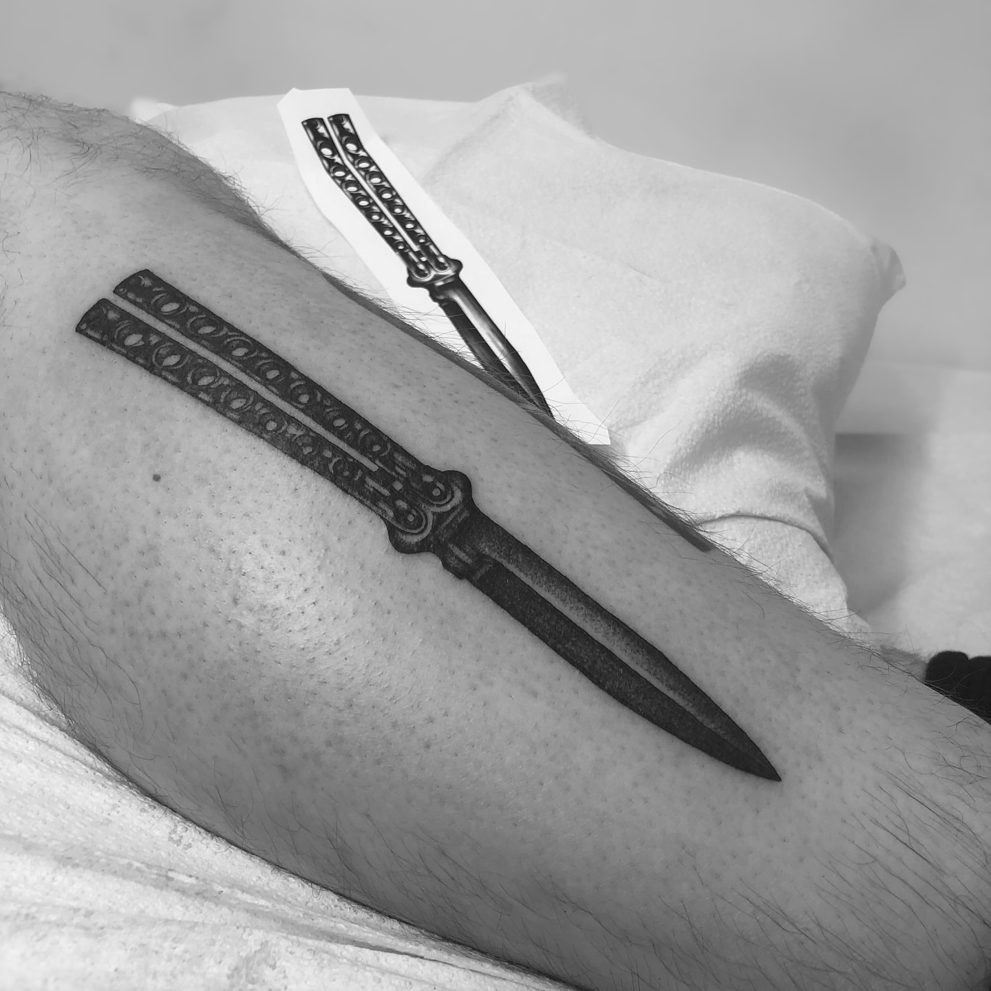 Tattoo by @emile_erikoff — black_and_grey, geometric