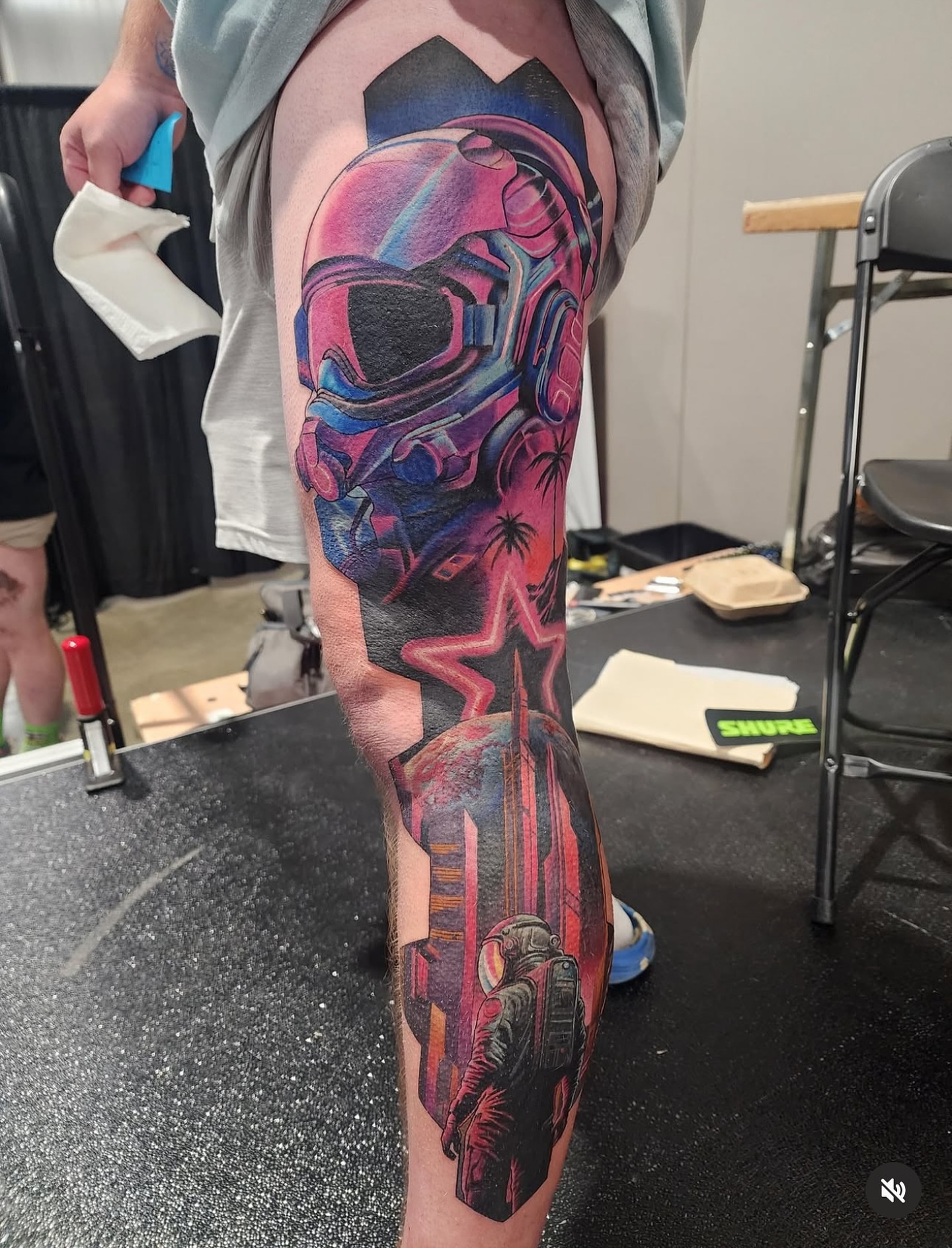 Tattoo by @tatutrust — realism, geometric