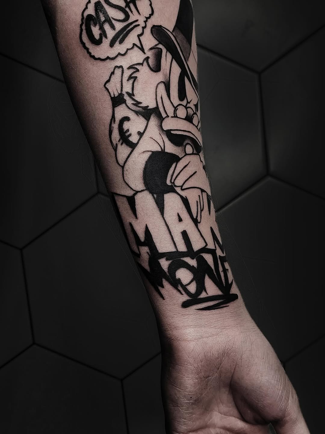 Tattoo on the forearm by Артем Летний