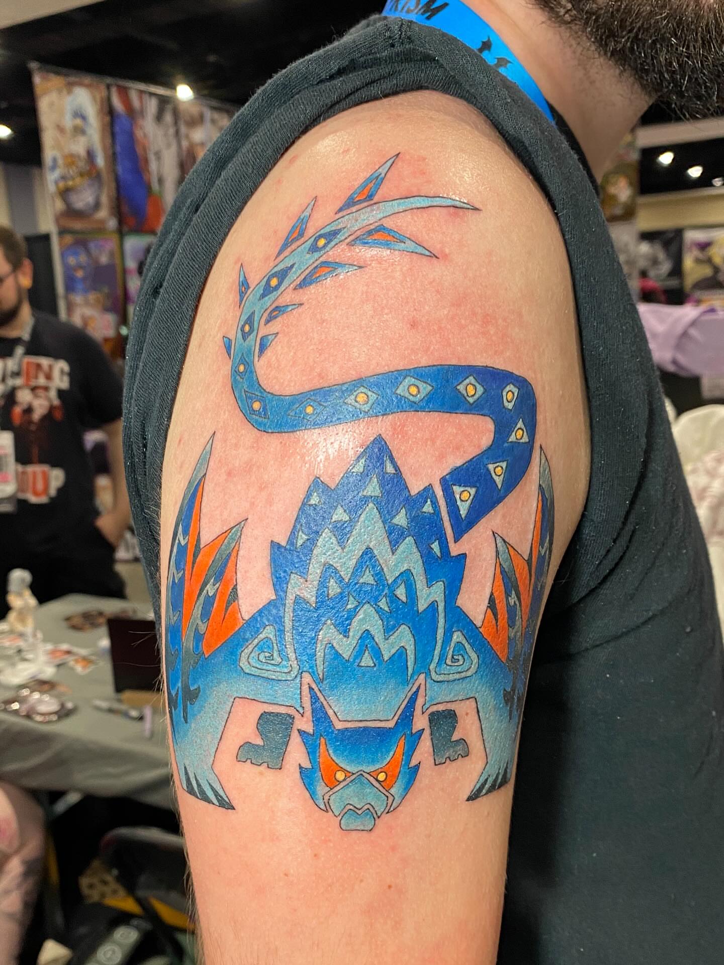 Tattoo by @falseteethgod — geometric