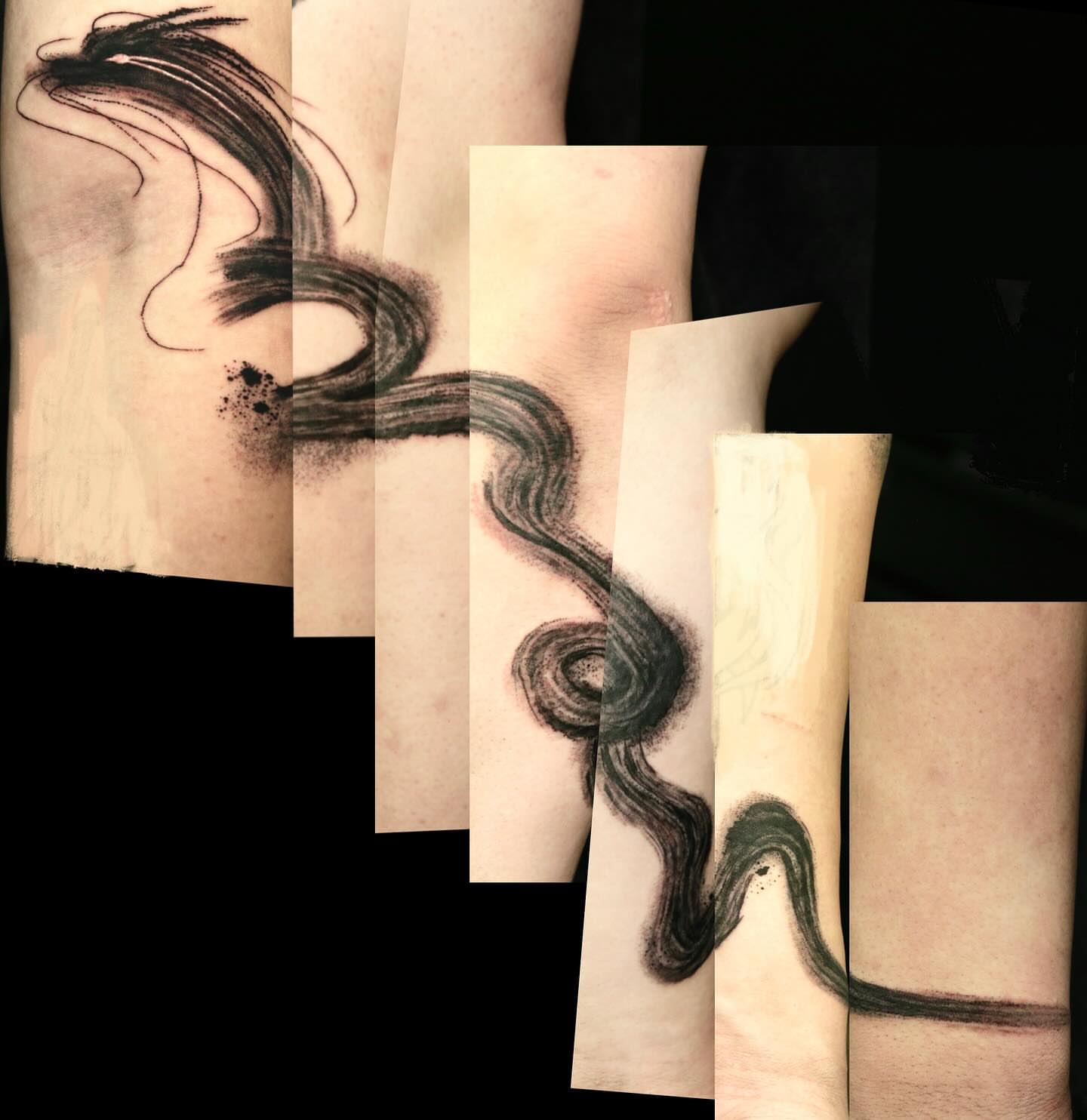 Tattoo by @echo.tattoos — dotwork
