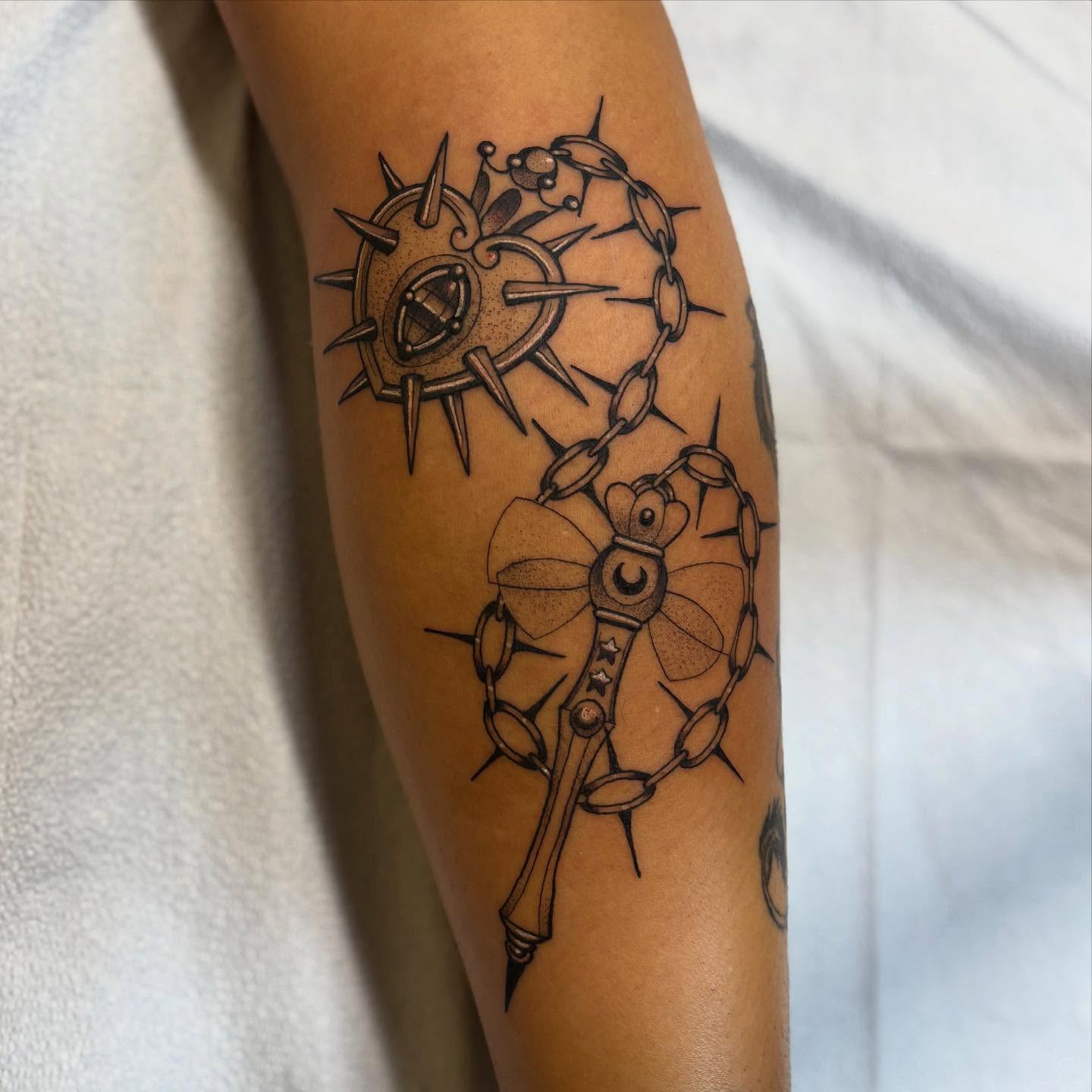 Tattoo by @rachel.cool — black_and_grey