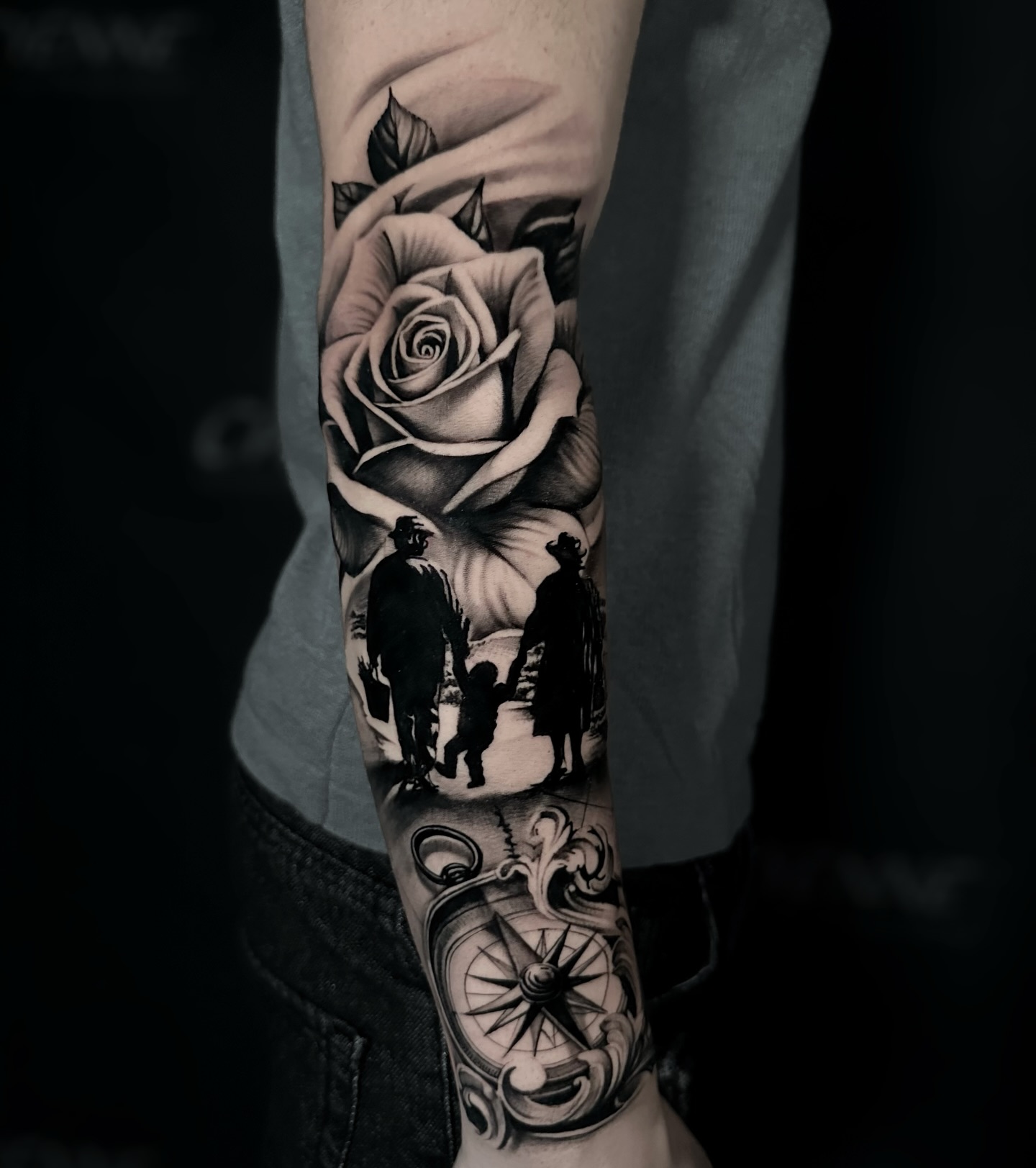 Tattoo work at Villain Arts – Houston