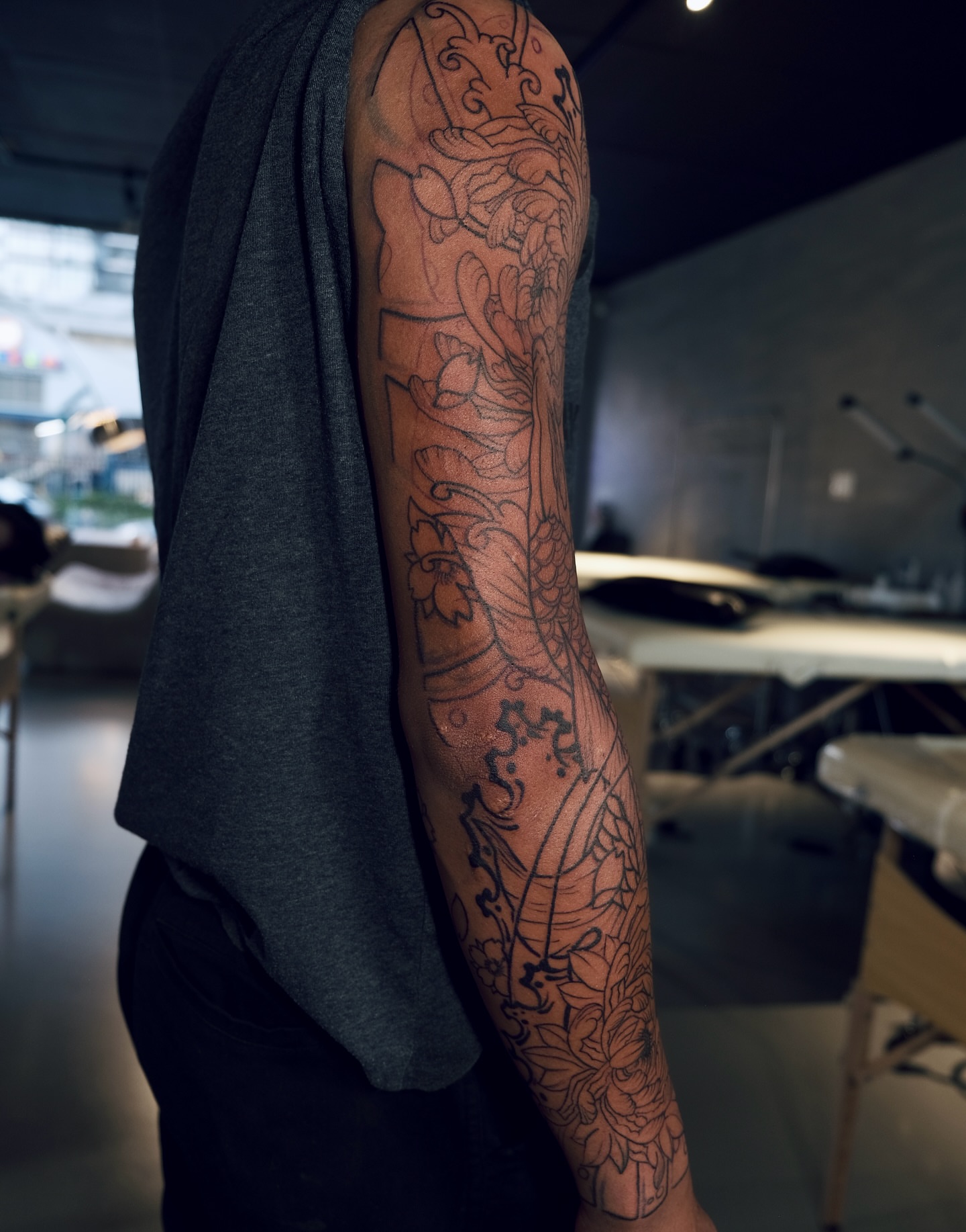 Tattoo by @gat_ink — black_and_grey