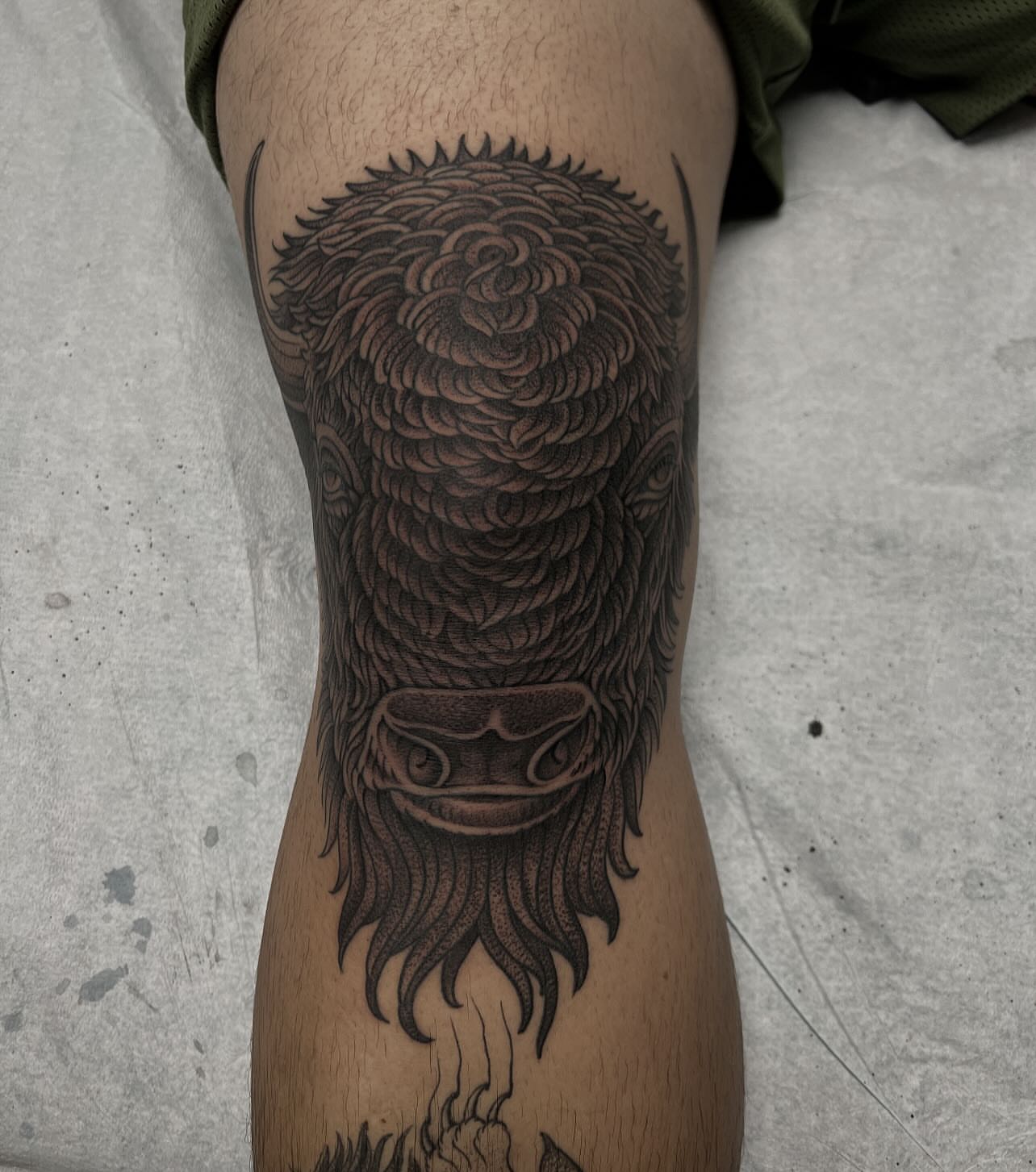 Tattoo by @michaelvillalobostattoo — black_and_grey