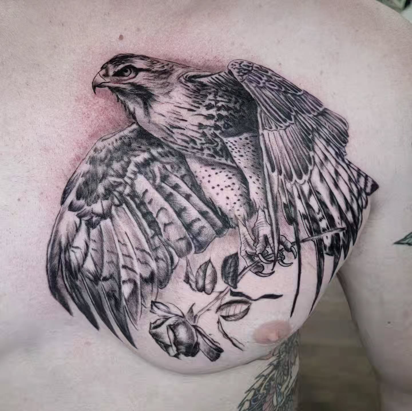 Tattoo by @jeremylaflammetattoos — realism, black_and_grey