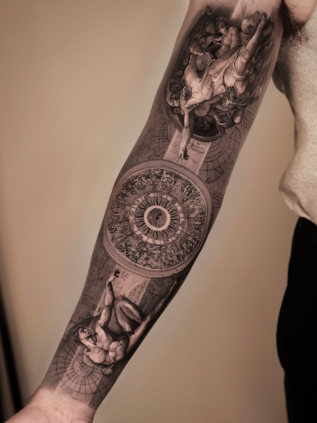 Tattoo by @dopamine_real โ realism, black_and_grey