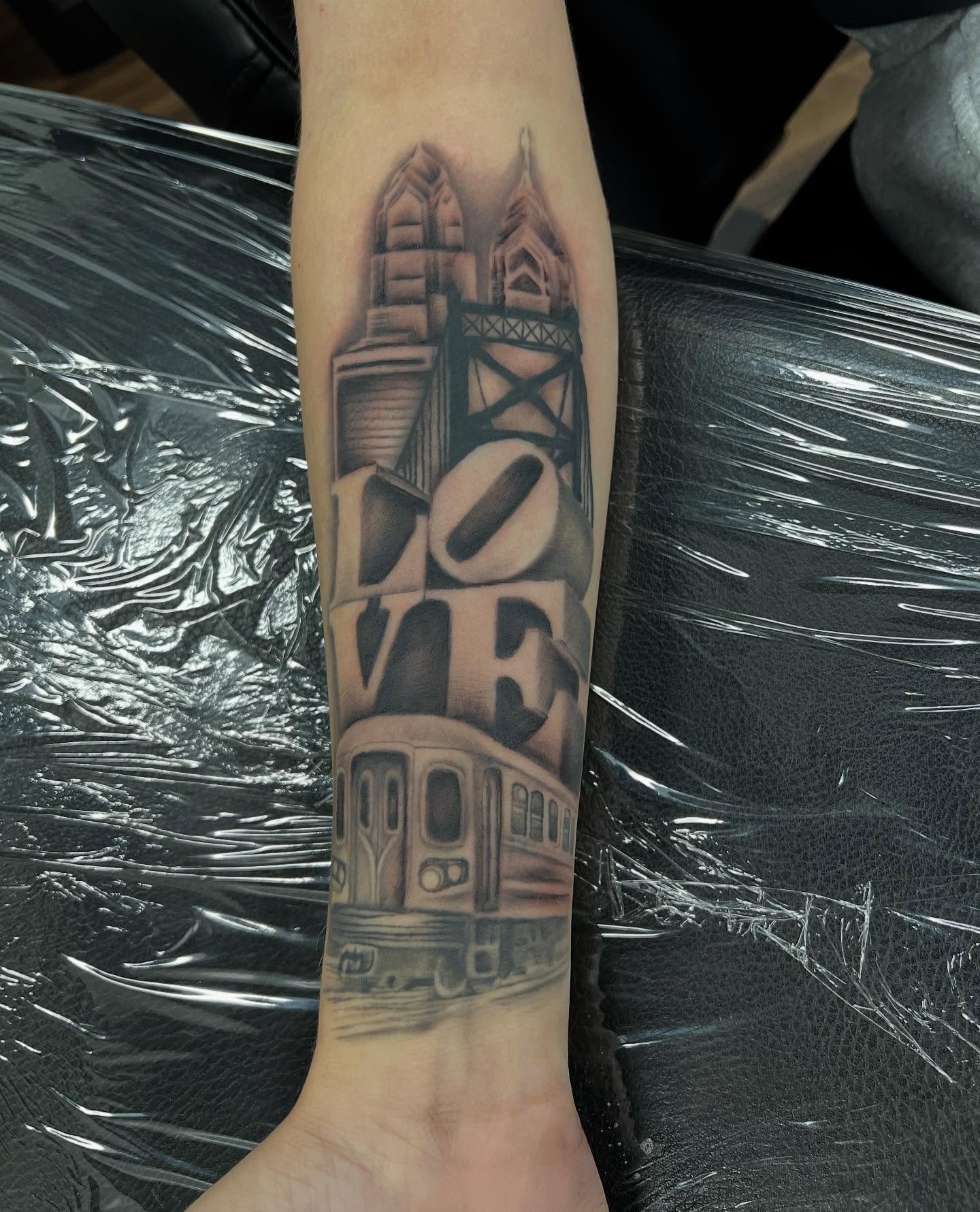 Tattoo by @shamrock_ink — black_and_grey, realism