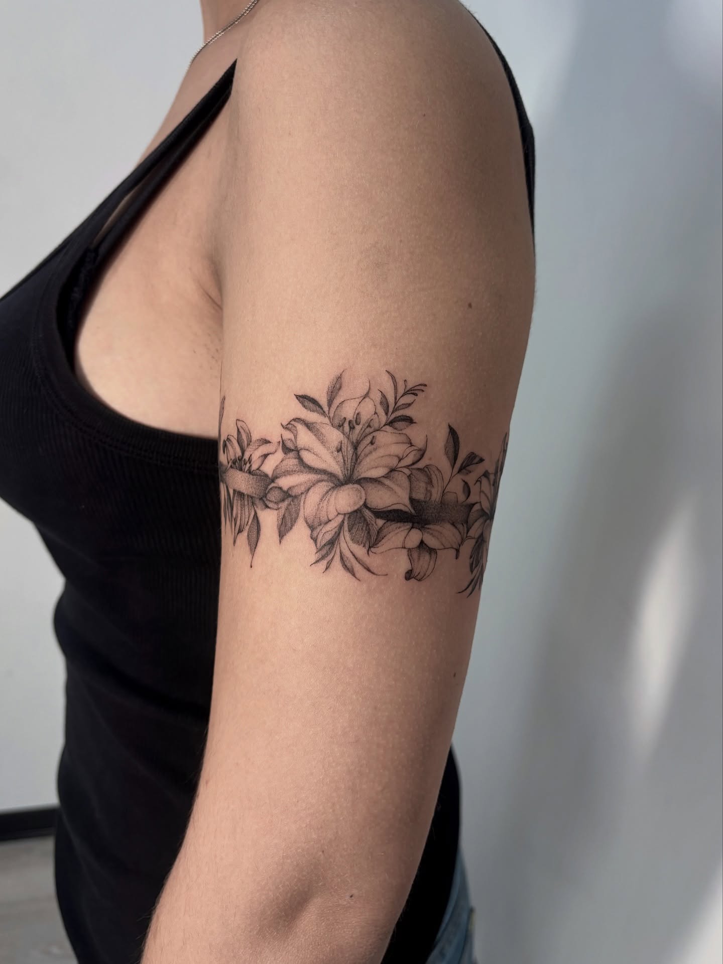 Tattoo by @ariusink — black_and_grey