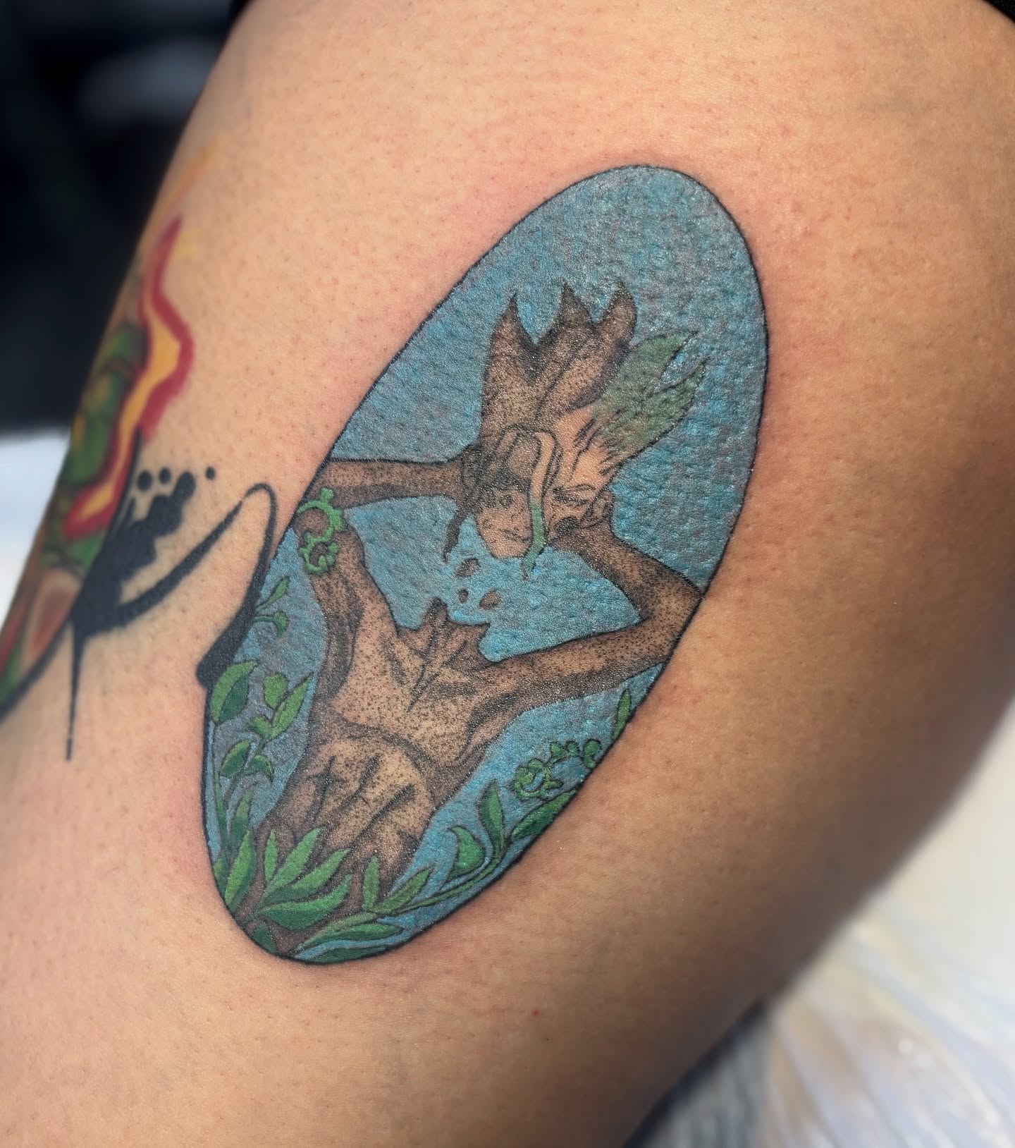 Tattoo by @neciatattoo — dotwork