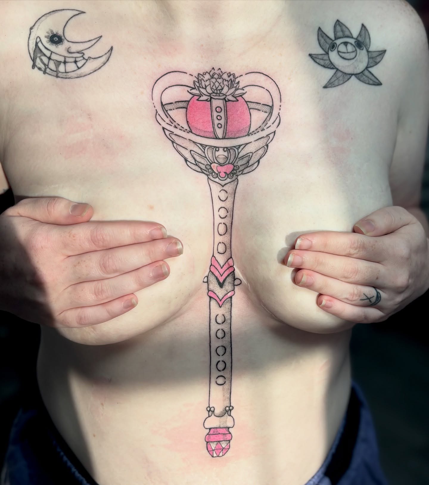 Tattoo by @neciatattoo — dotwork, geometric