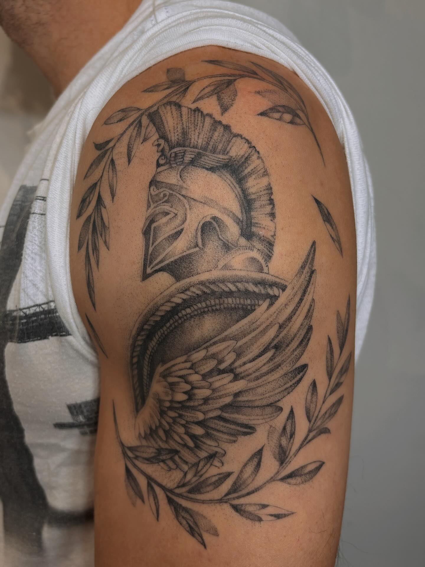 Tattoo by @allisson.lestudion20 — dotwork, black_and_grey