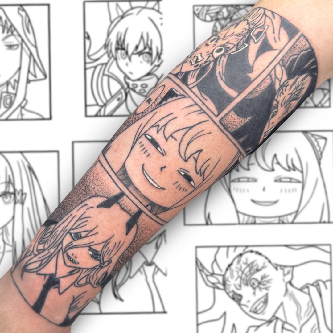 Tattoo by @tattooedbyvicc — anime