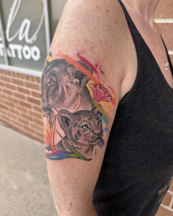 Tattoo by @murbees.designs — realism, watercolor