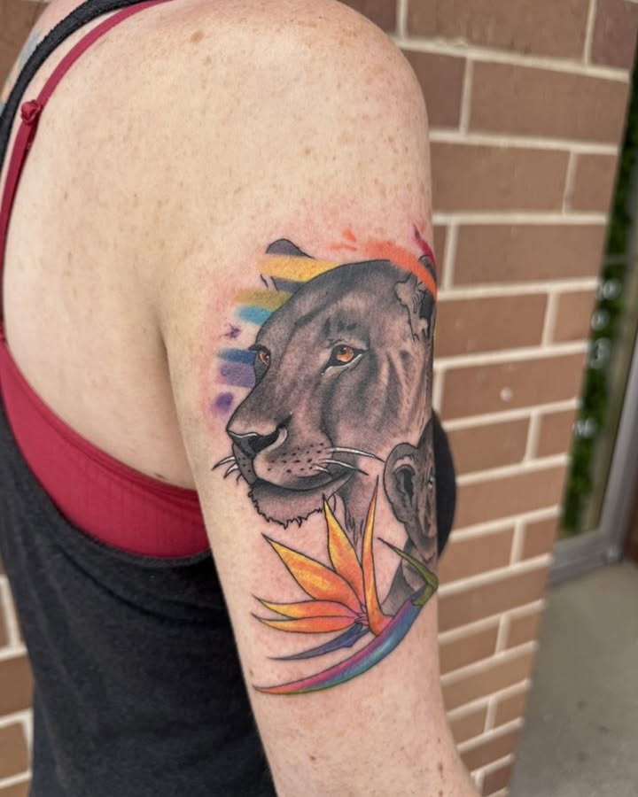 Tattoo by @murbees.designs — watercolor, realism