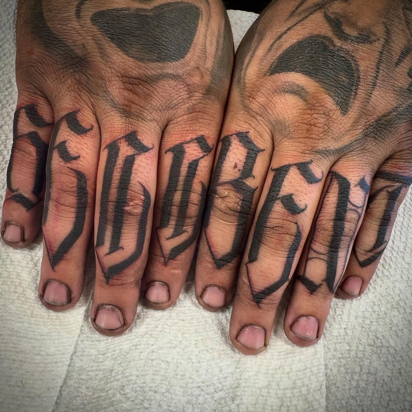 Tattoo by @tattoosbyskip — lettering_script