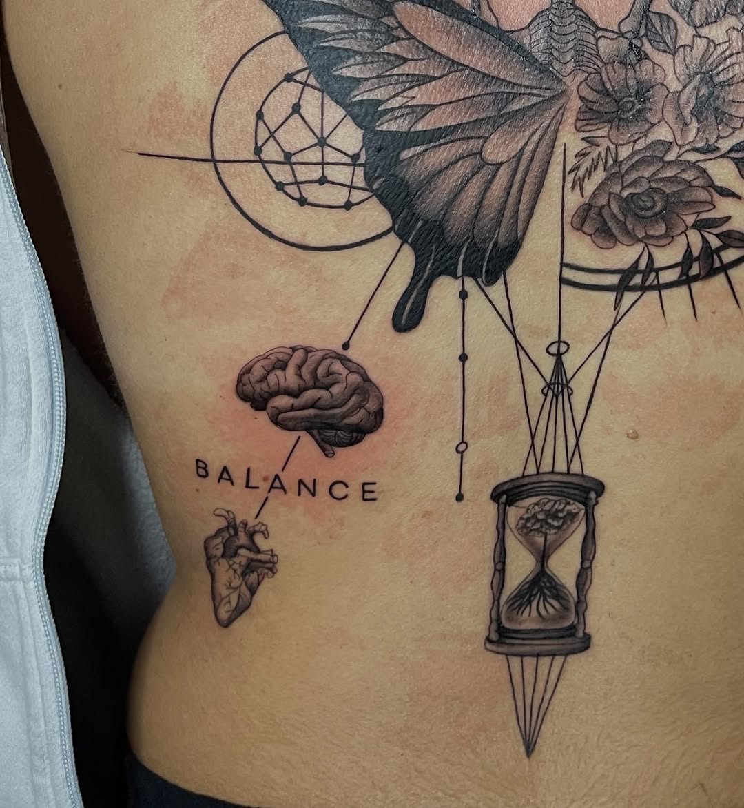 Tattoo by @therealdomgray β black_and_grey, realism