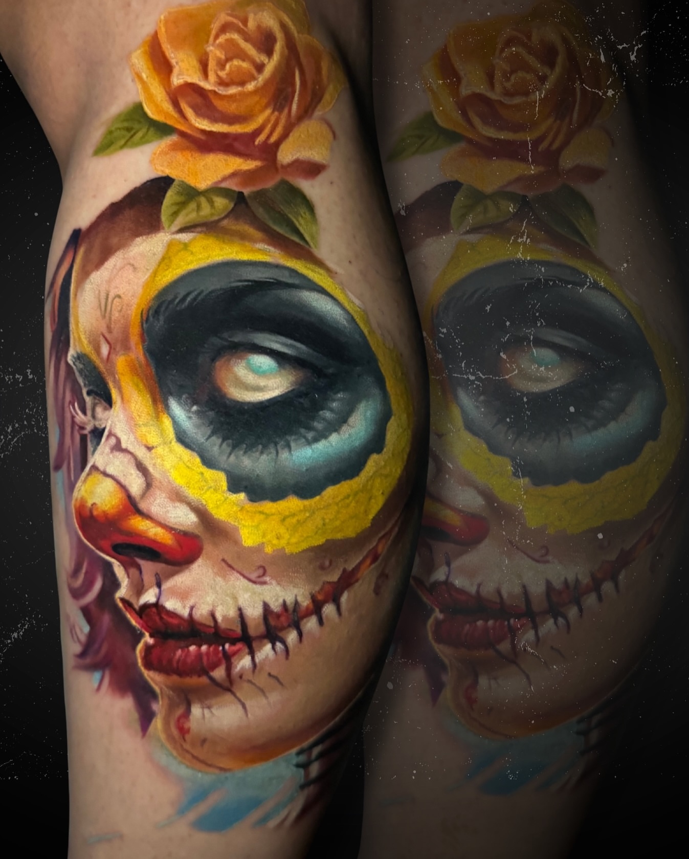 Tattoo by @inexortattoos — realism, dotwork