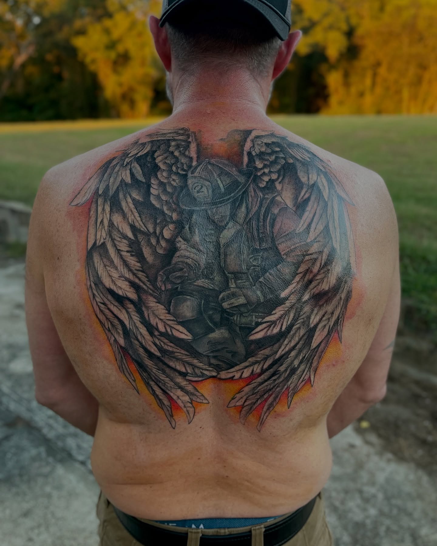 Tattoo by @tat2garrett — realism, black_and_grey