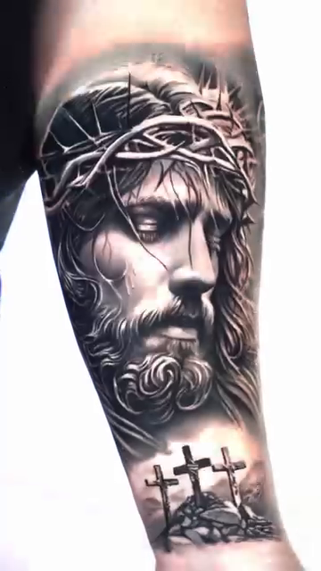 Tattoo by @yeinstattoos — realism, black_and_grey
