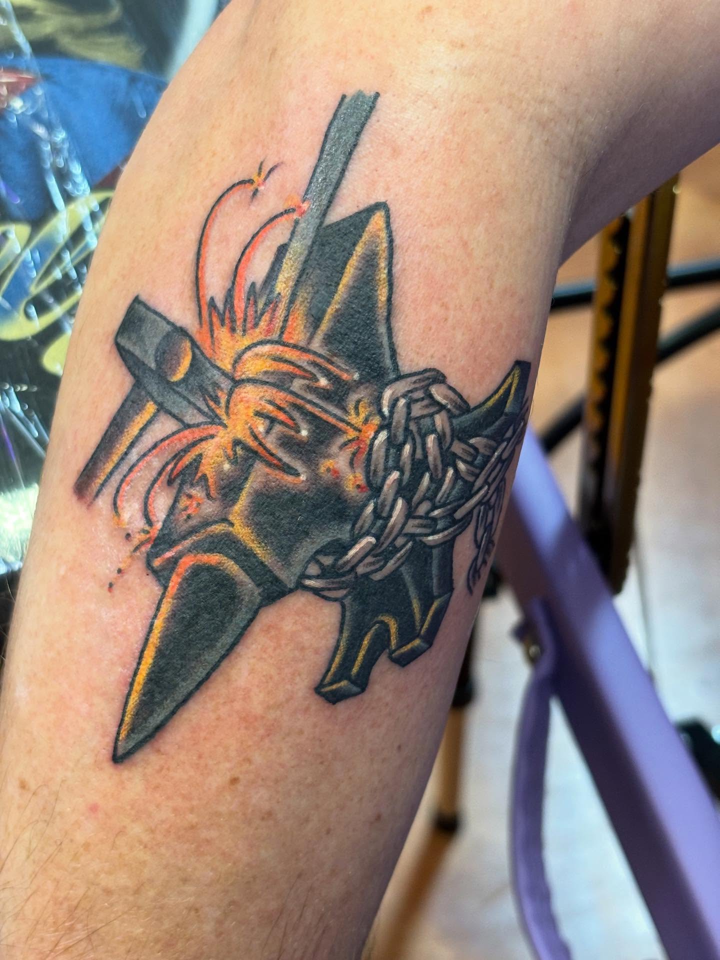 Tattoo by @angie_izbell — american_traditional, dark_realism
