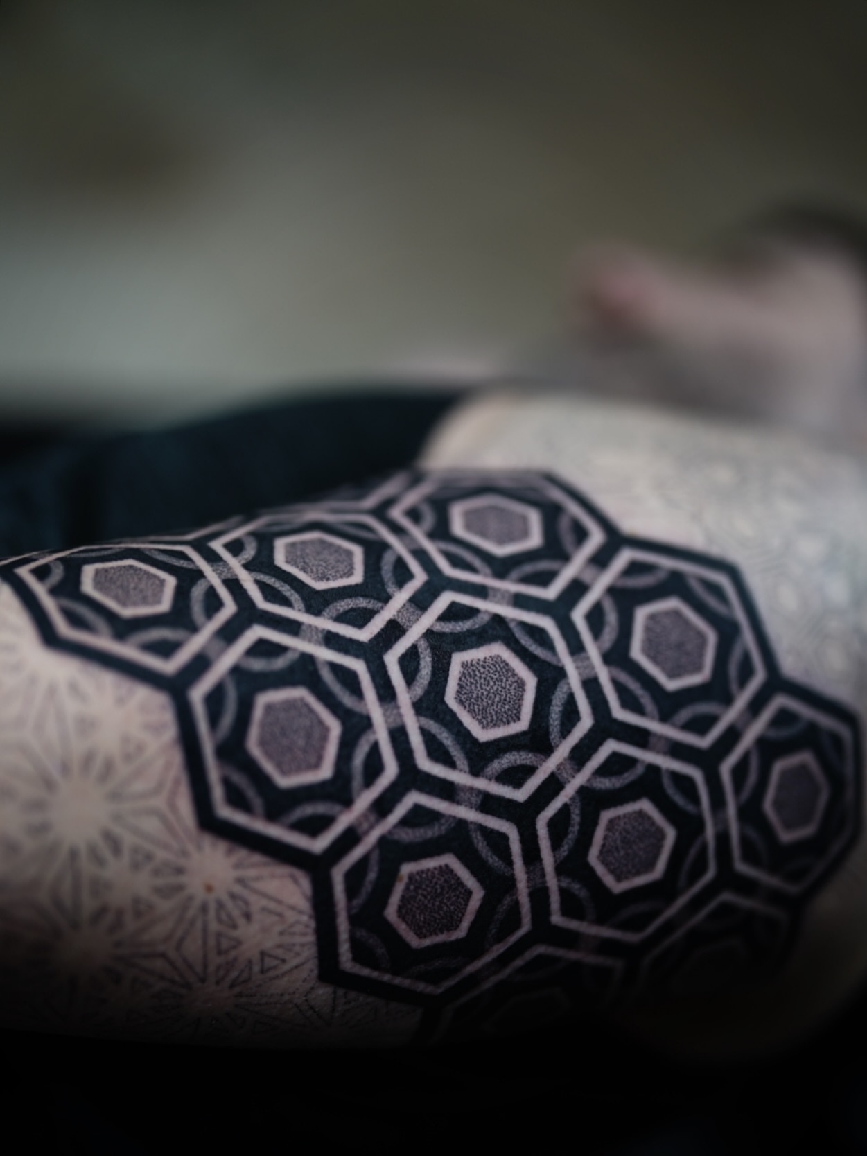 Tattoo by @justinryanxom — geometric