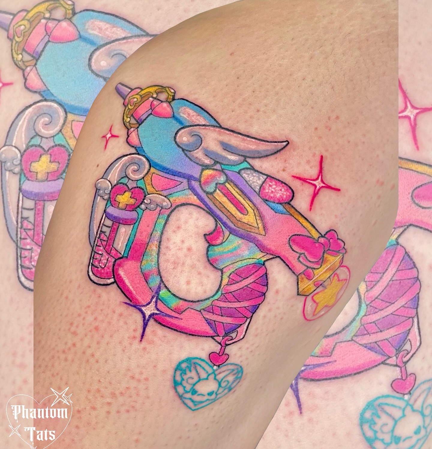Tattoo by @phantom.tats — new_school, illustrative