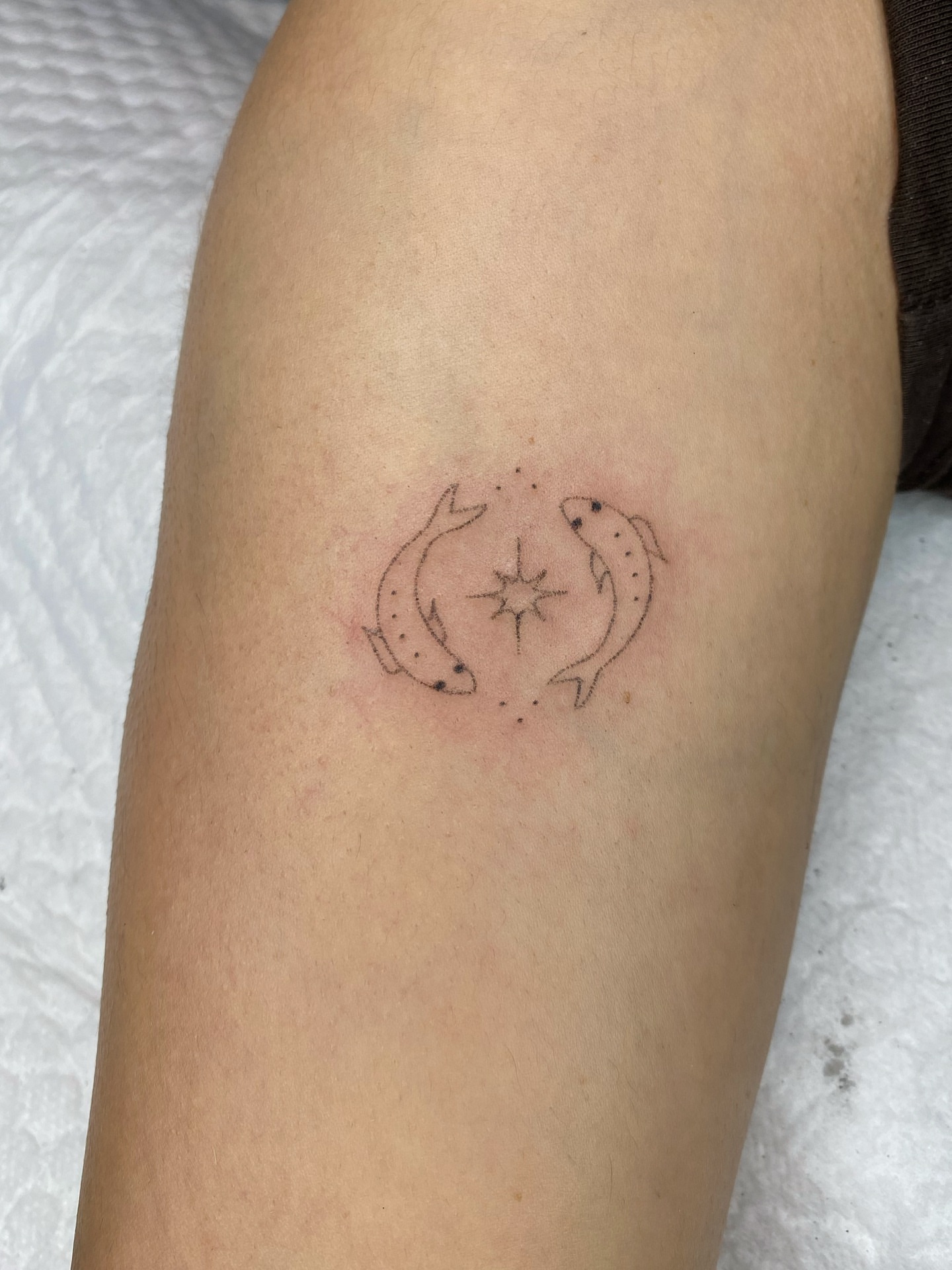 Tattoo by @pokyopokyo — dotwork
