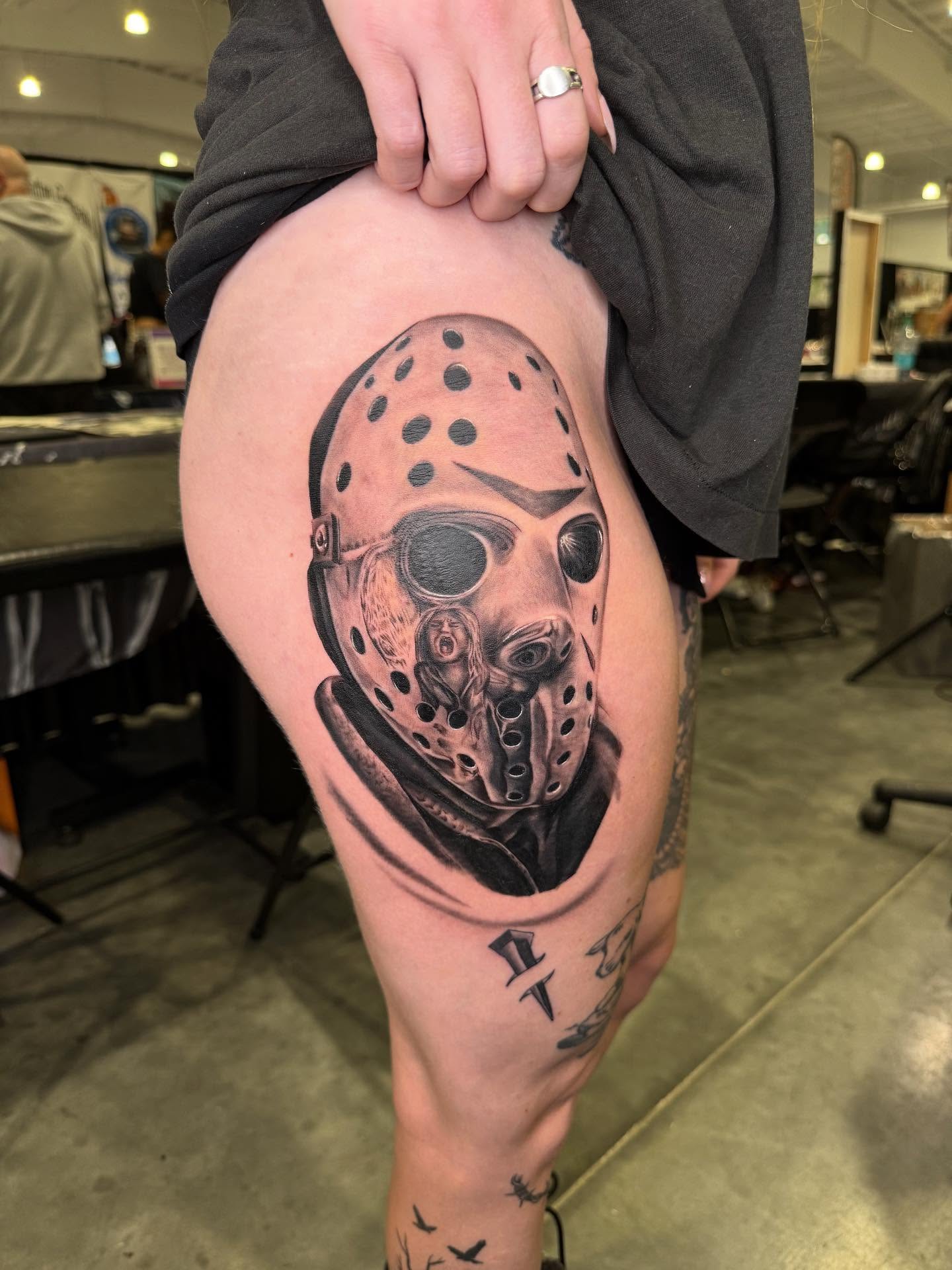Tattoo by @tattoosbyfe — black_and_grey, realism