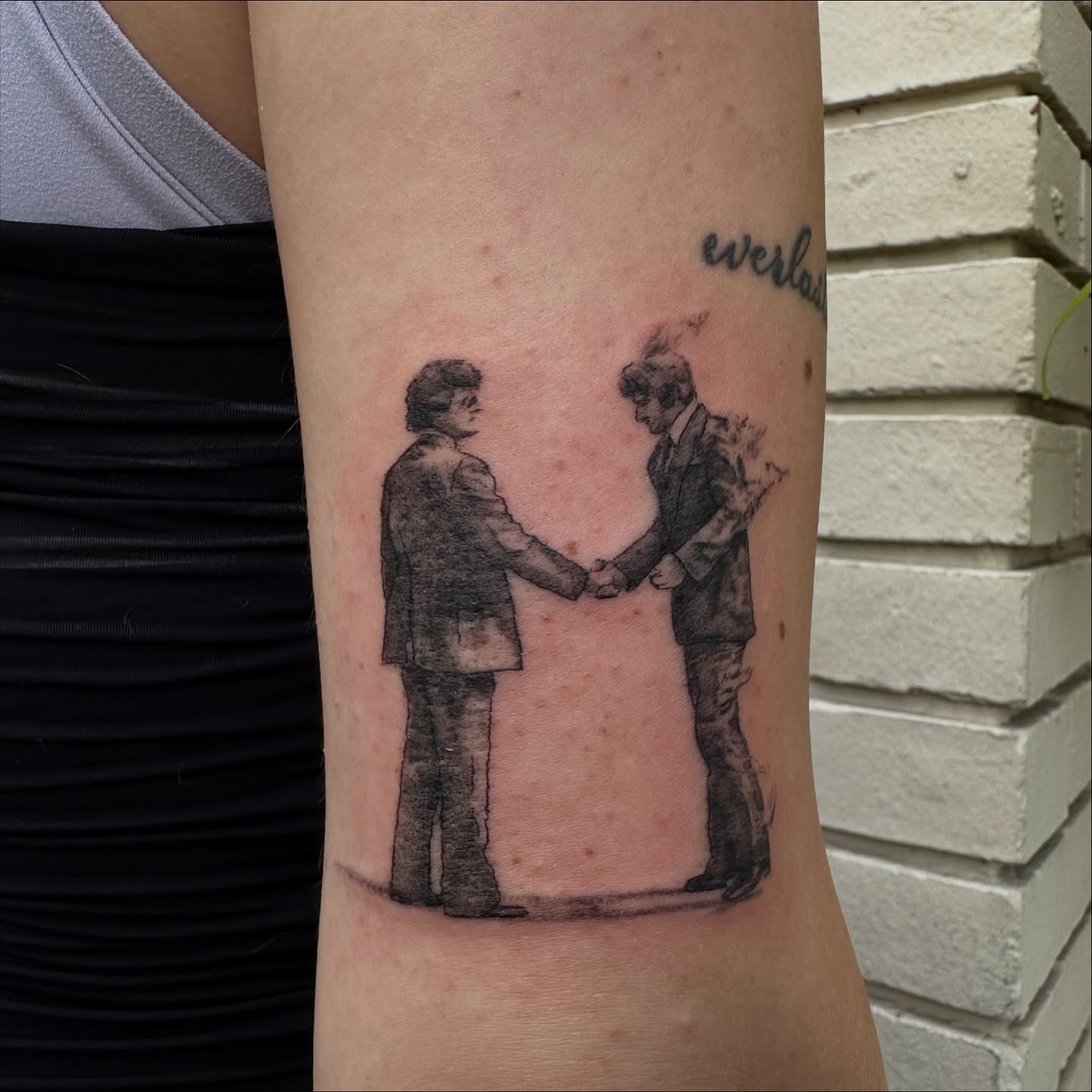Tattoo by @lauren_delizza — black_and_grey