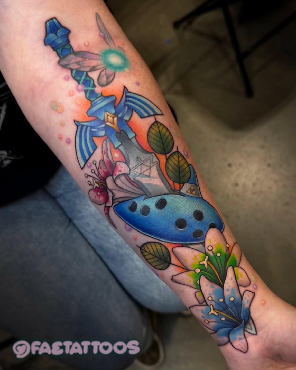 Tattoo by @faetattoos β new_school, watercolor