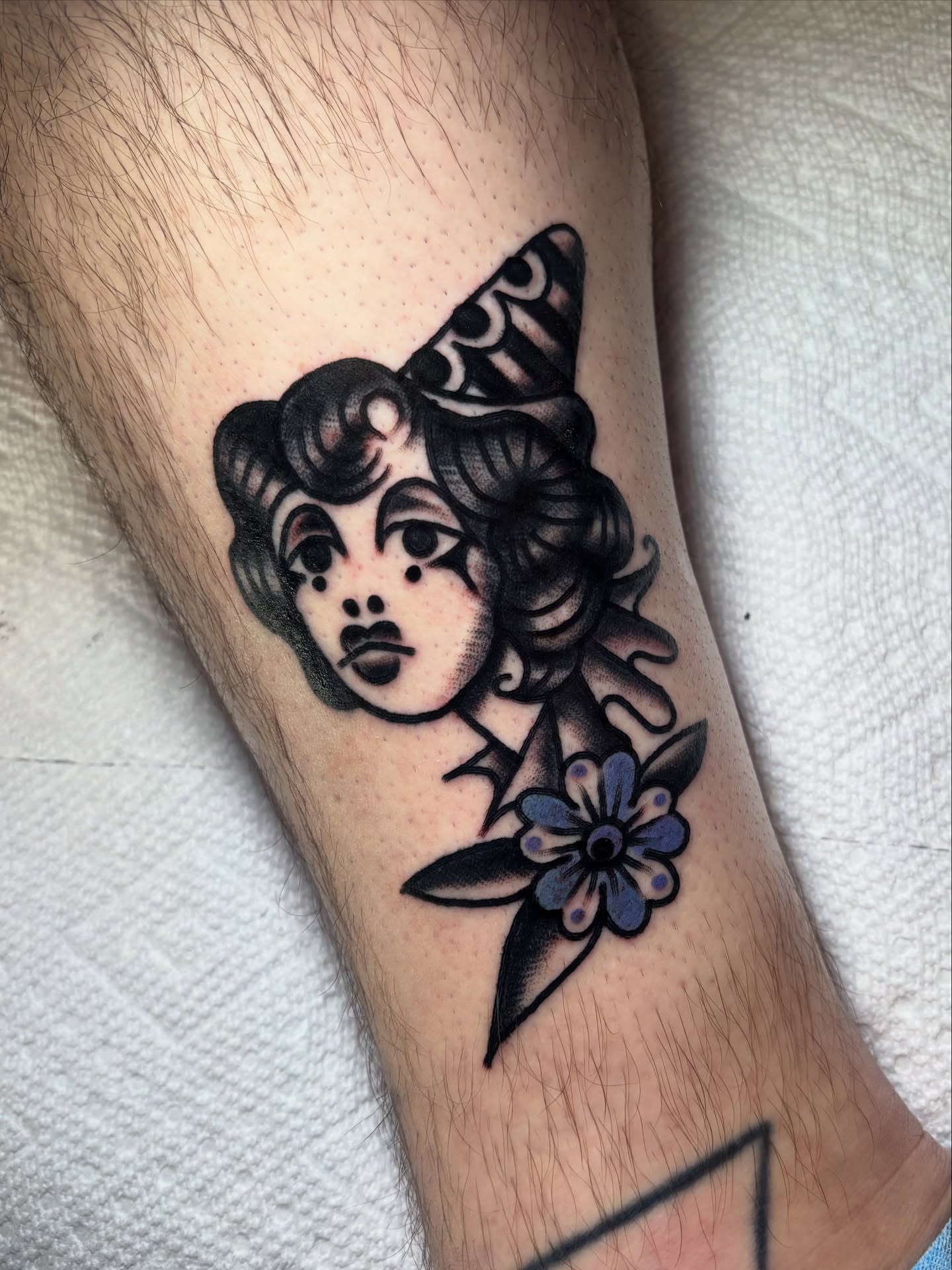Tattoo by @nickytats — black_and_grey